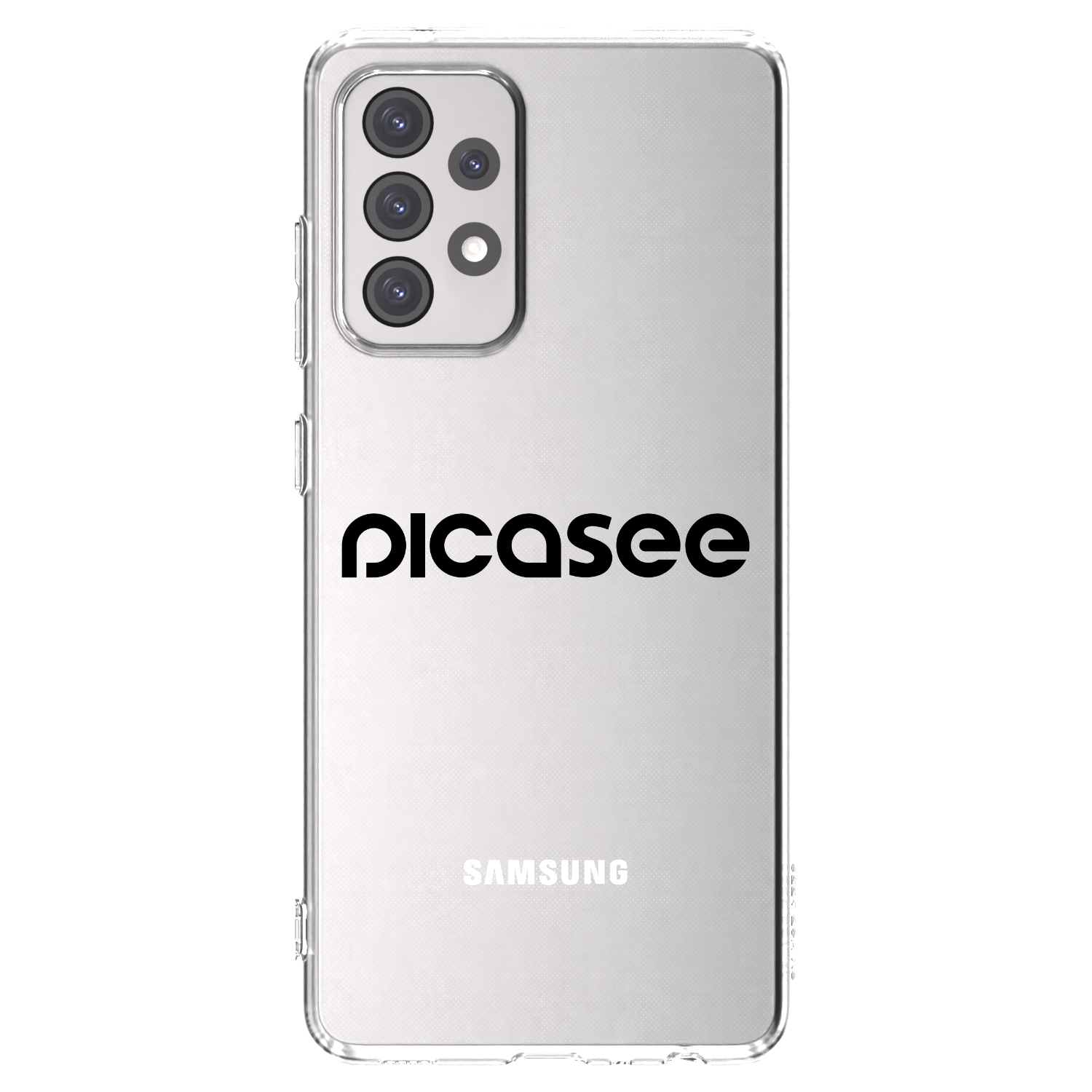 Picasee silikónový prehľadný obal pre Samsung Galaxy A52 5G A525F - Picasee - new logo - black