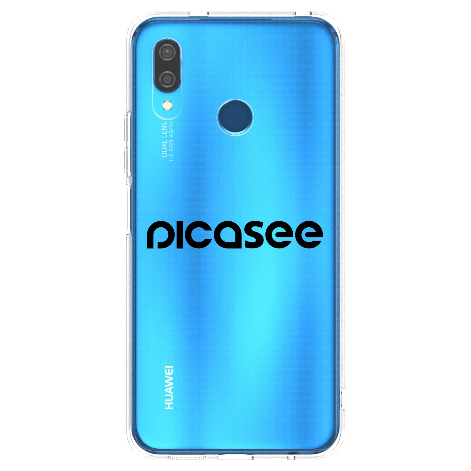 Picasee silikónový prehľadný obal pre Huawei P20 Lite - Picasee - new logo - black