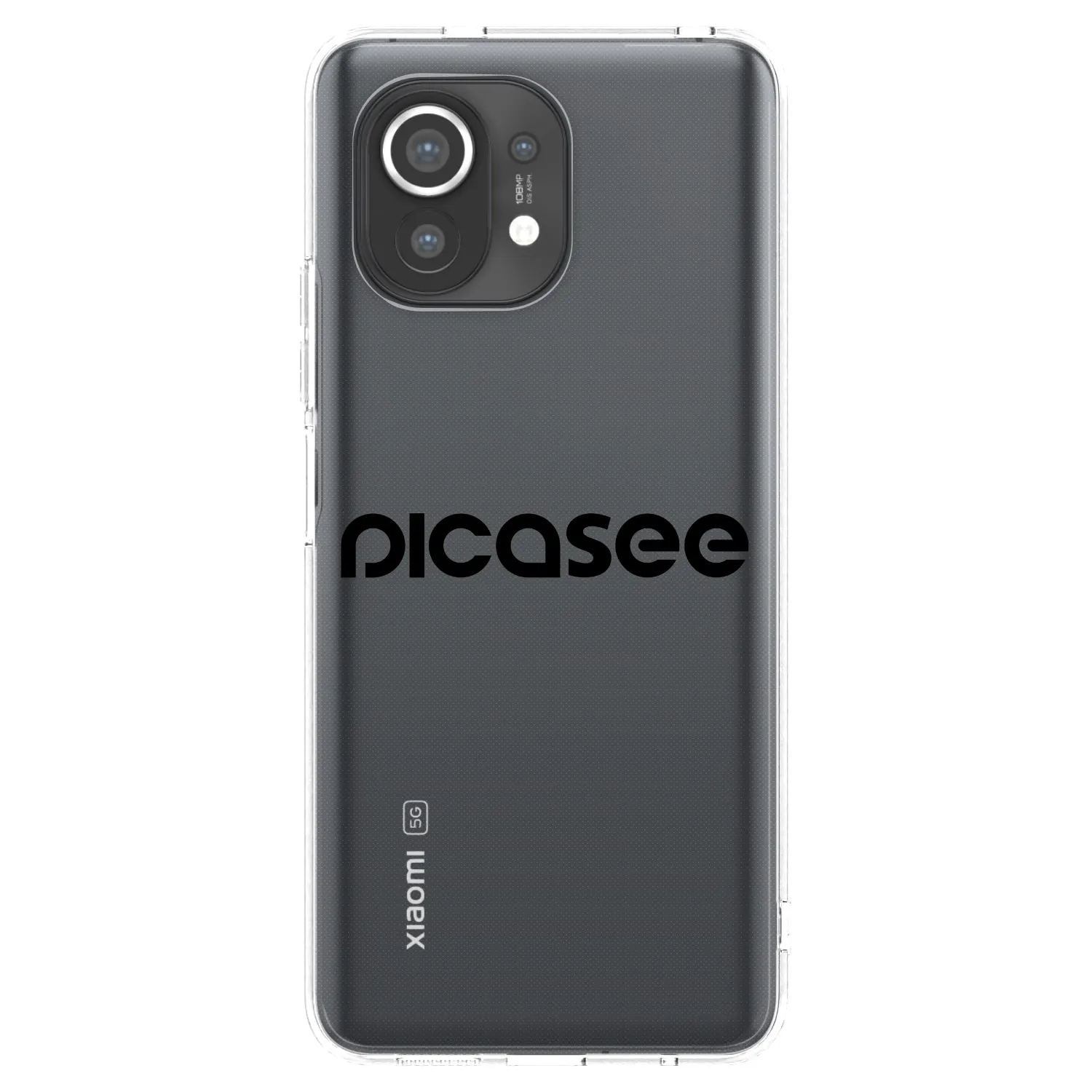 Picasee silikónový prehľadný obal pre Xiaomi Mi 11 - Picasee - new logo - black