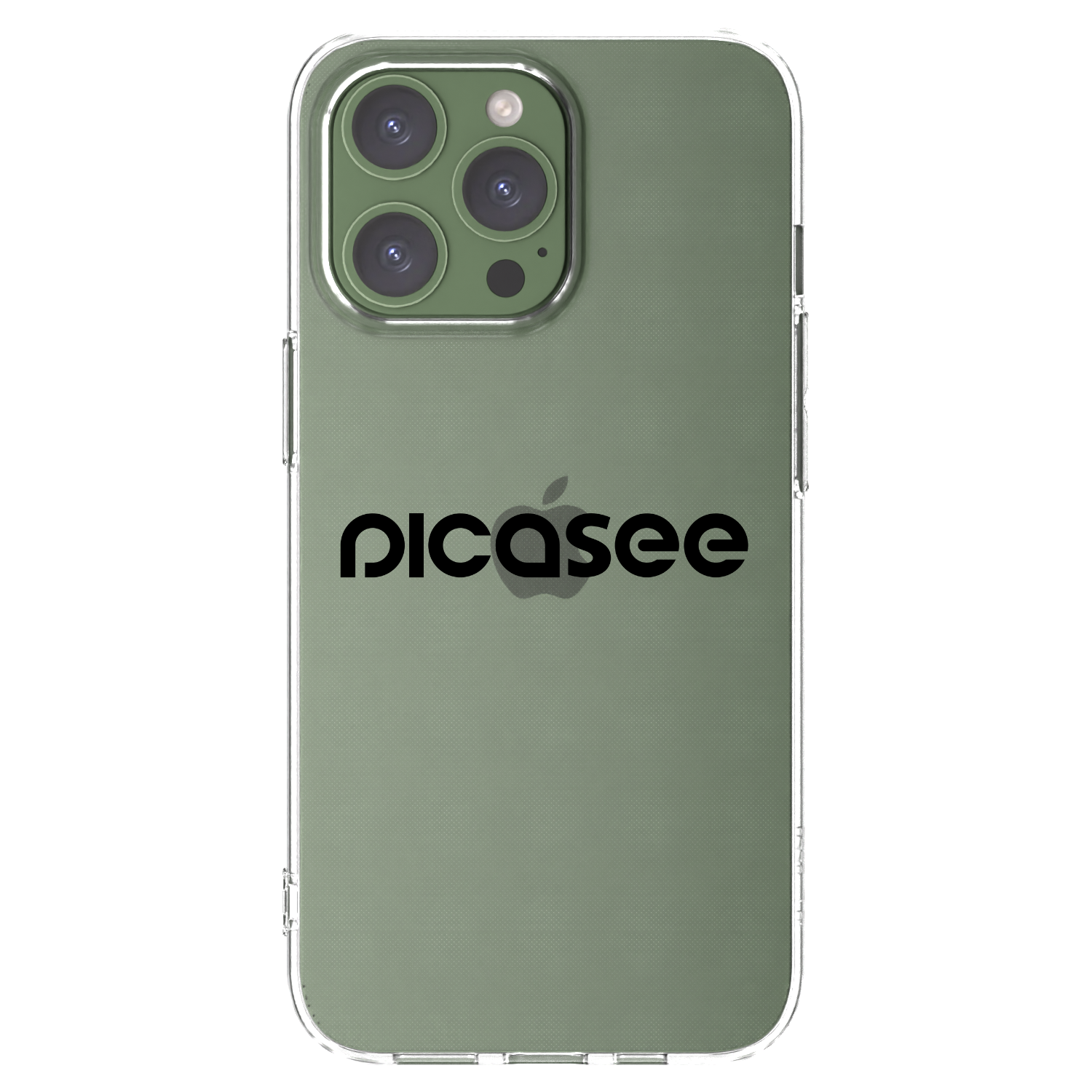 Picasee silikónový prehľadný obal pre Apple iPhone 13 Pro - Picasee - new logo - black