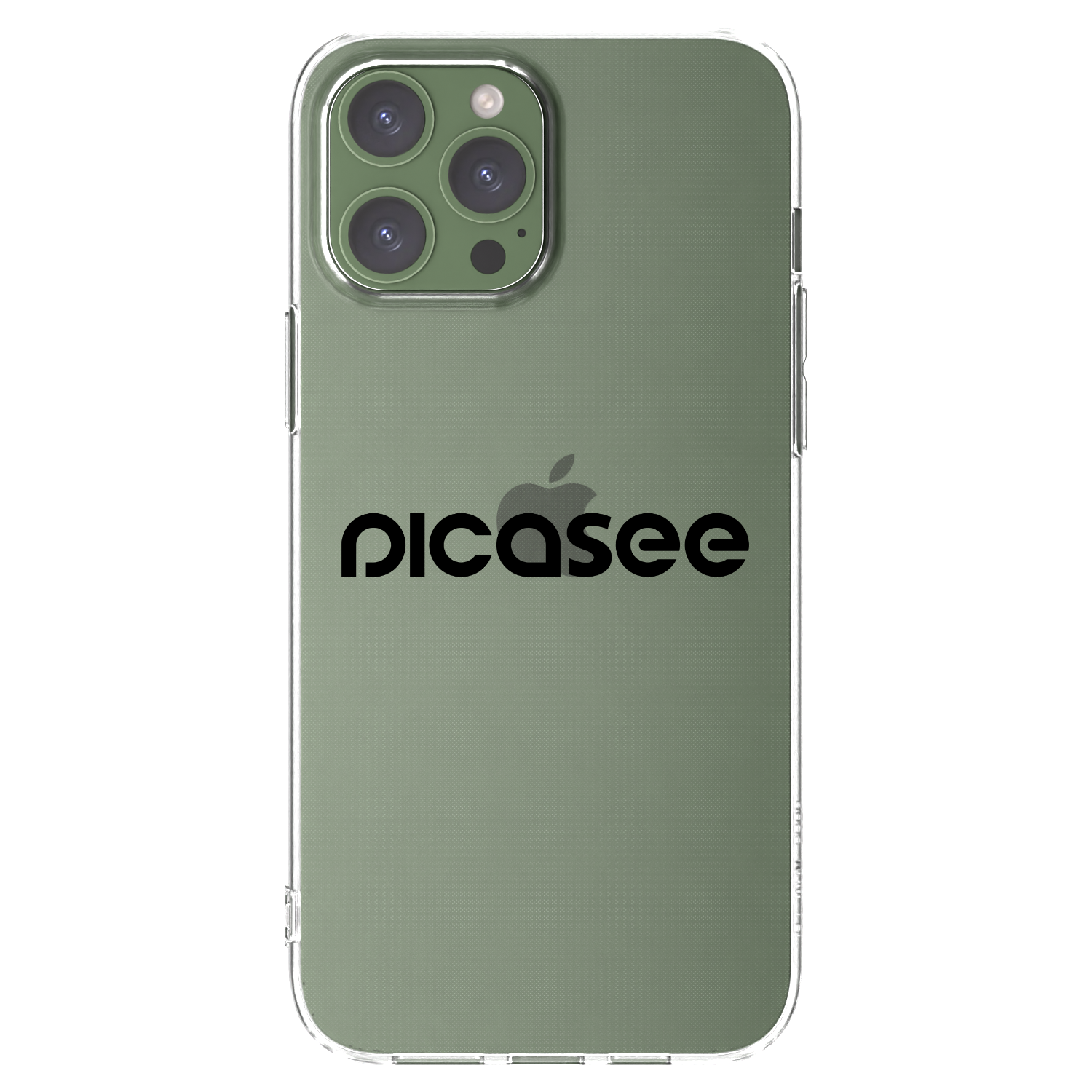 Silikónový prehľadný obal pre Apple iPhone 13 Pro Max - Picasee - new logo - black