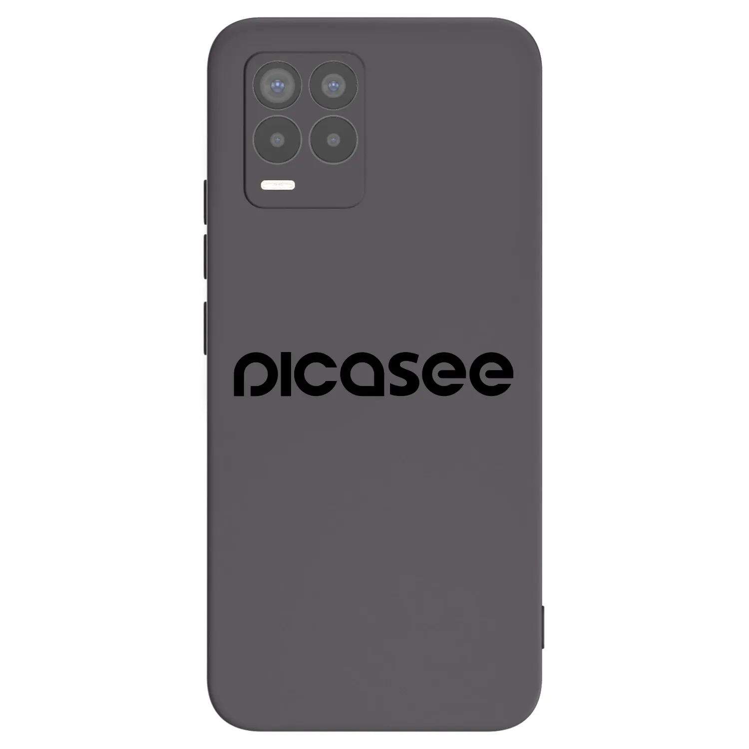 Picasee silikónový čierny obal pre Realme 8 4G - Picasee - new logo - black