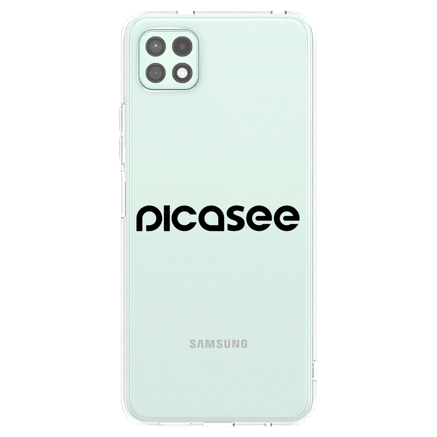 Picasee silikónový prehľadný obal pre Samsung Galaxy A22 A226B 5G - Picasee - new logo - black