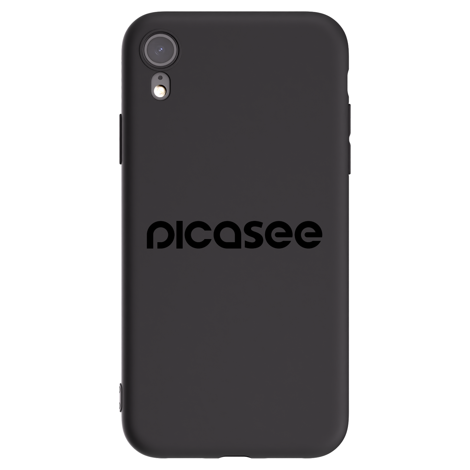 Picasee silikónový čierny obal pre Apple iPhone XR - Picasee - new logo - black