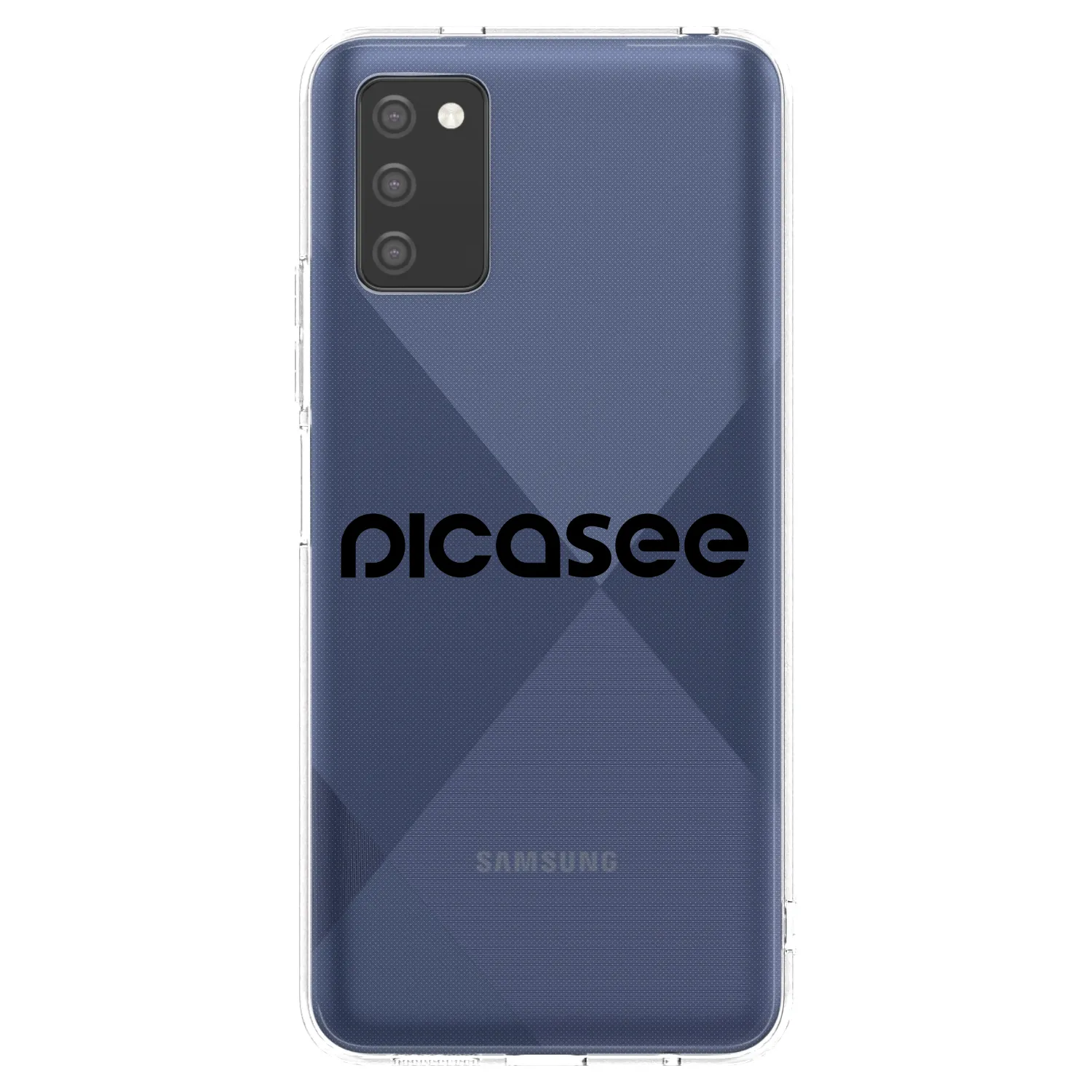 Picasee silikónový prehľadný obal pre Samsung Galaxy A02s A025G - Picasee - new logo - black