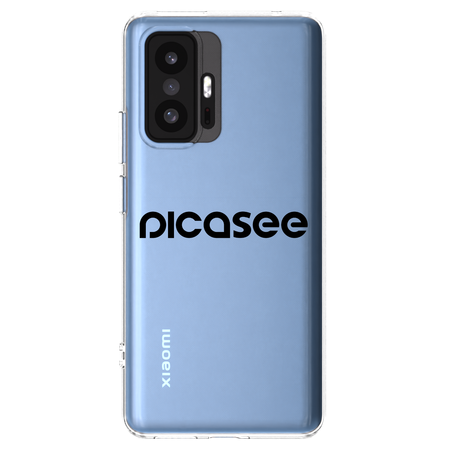 Picasee silikónový prehľadný obal pre Xiaomi 11T - Picasee - new logo - black