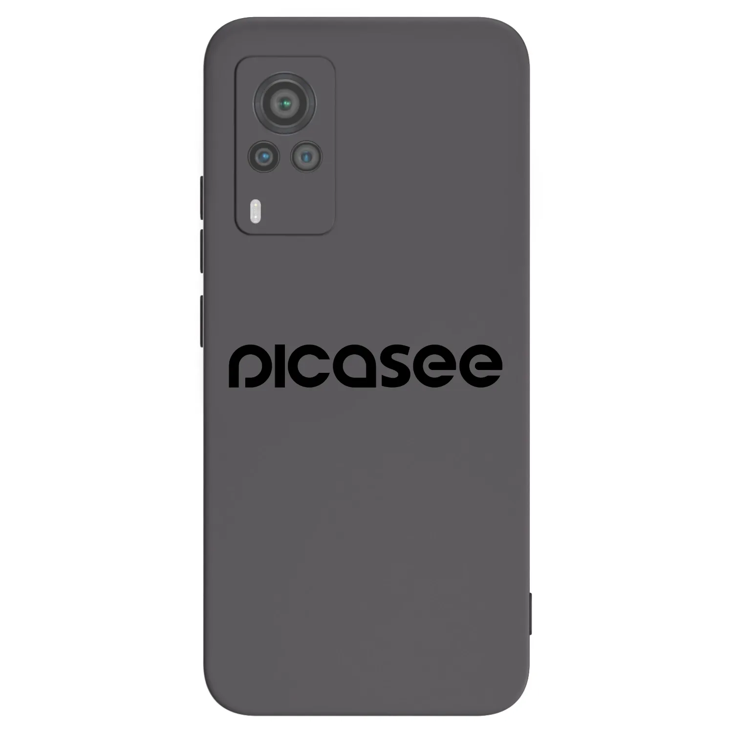 Picasee silikónový čierny obal pre Vivo X60 Pro 5G - Picasee - new logo - black