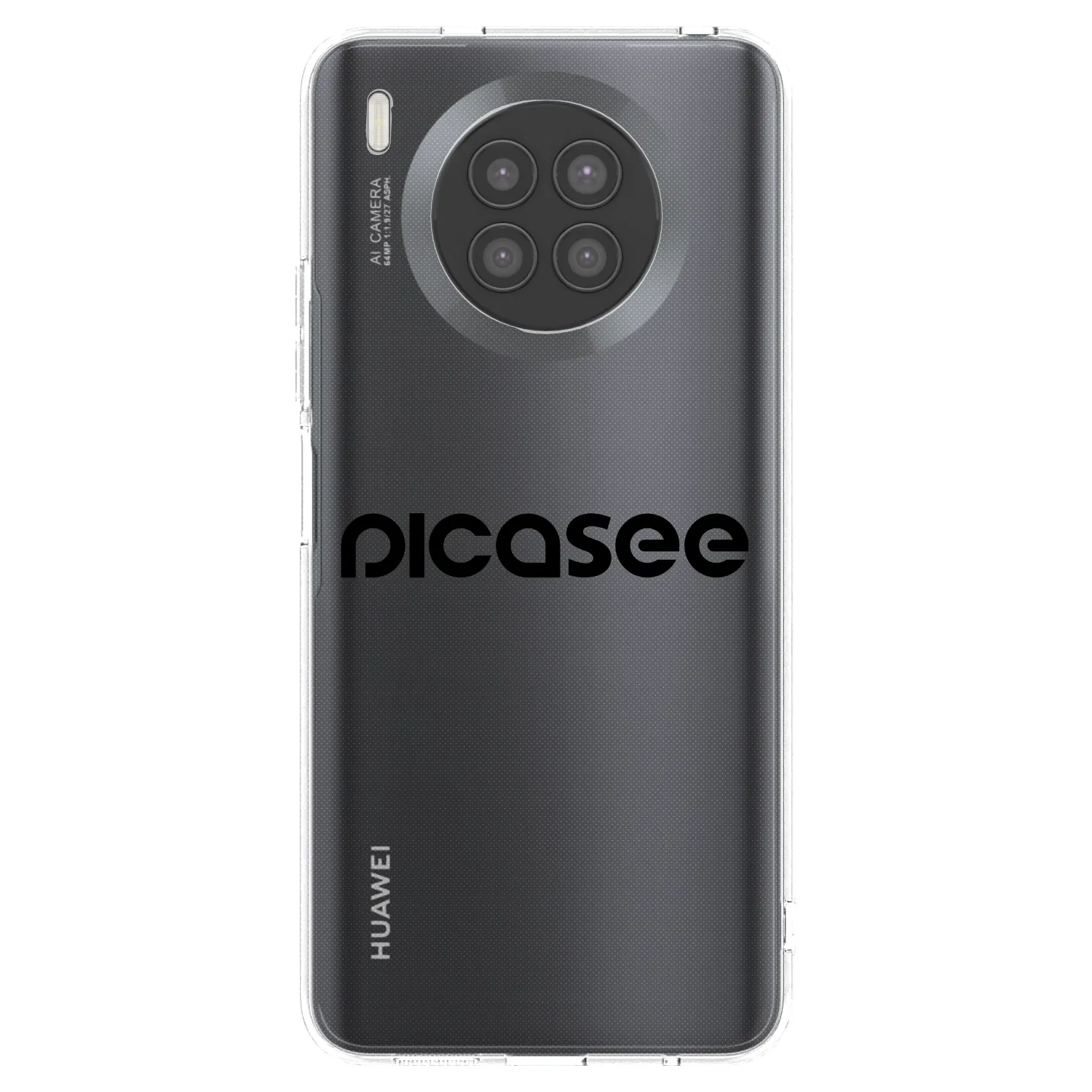 Picasee silikónový prehľadný obal pre Huawei Nova 8i - Picasee - new logo - black