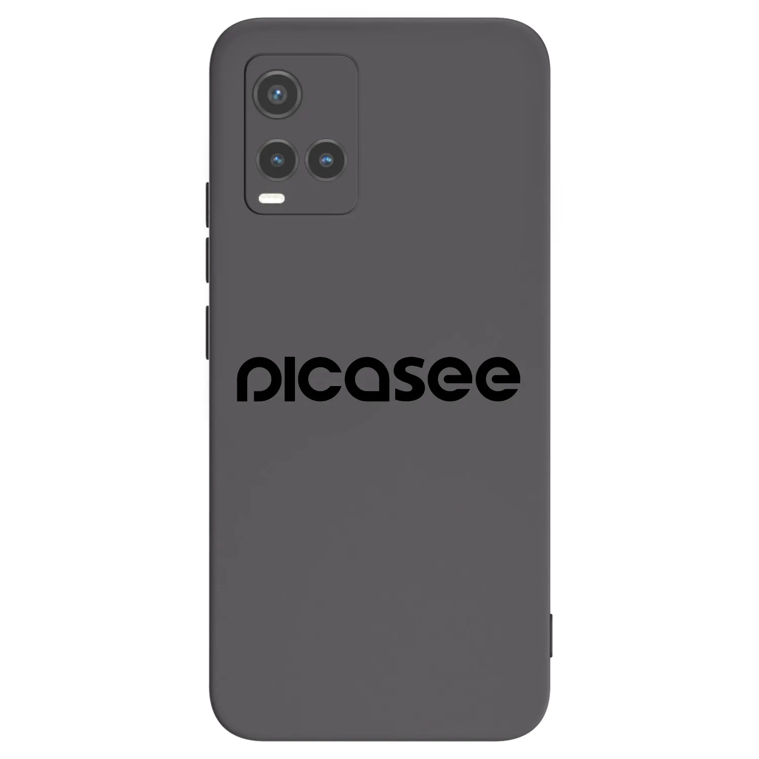 Picasee silikónový čierny obal pre Vivo Y33s - Picasee - new logo - black