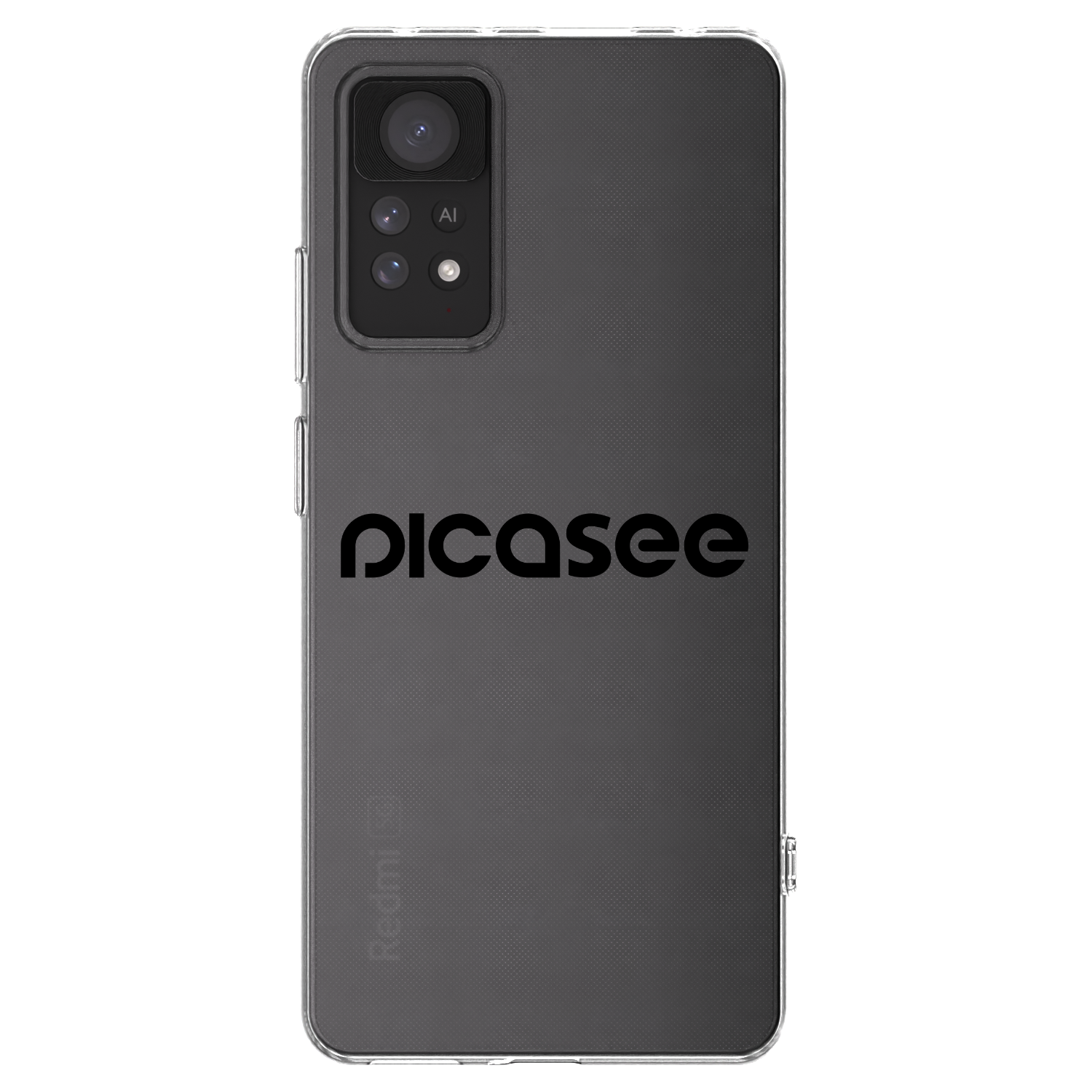 Picasee silikónový prehľadný obal pre Xiaomi Redmi Note 11 Pro - Picasee - new logo - black