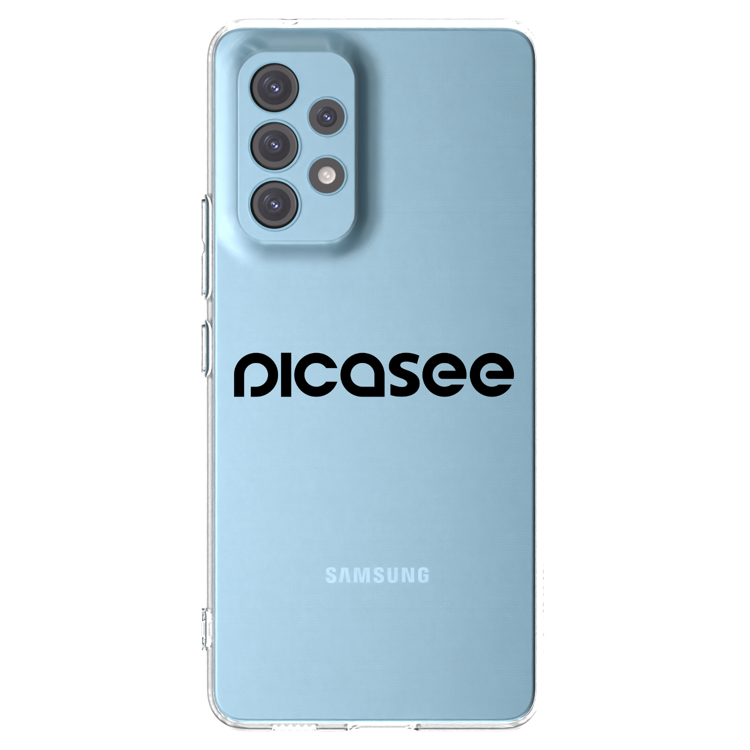 Silikónový prehľadný obal pre Samsung Galaxy A53 5G A536 - Picasee - new logo - black