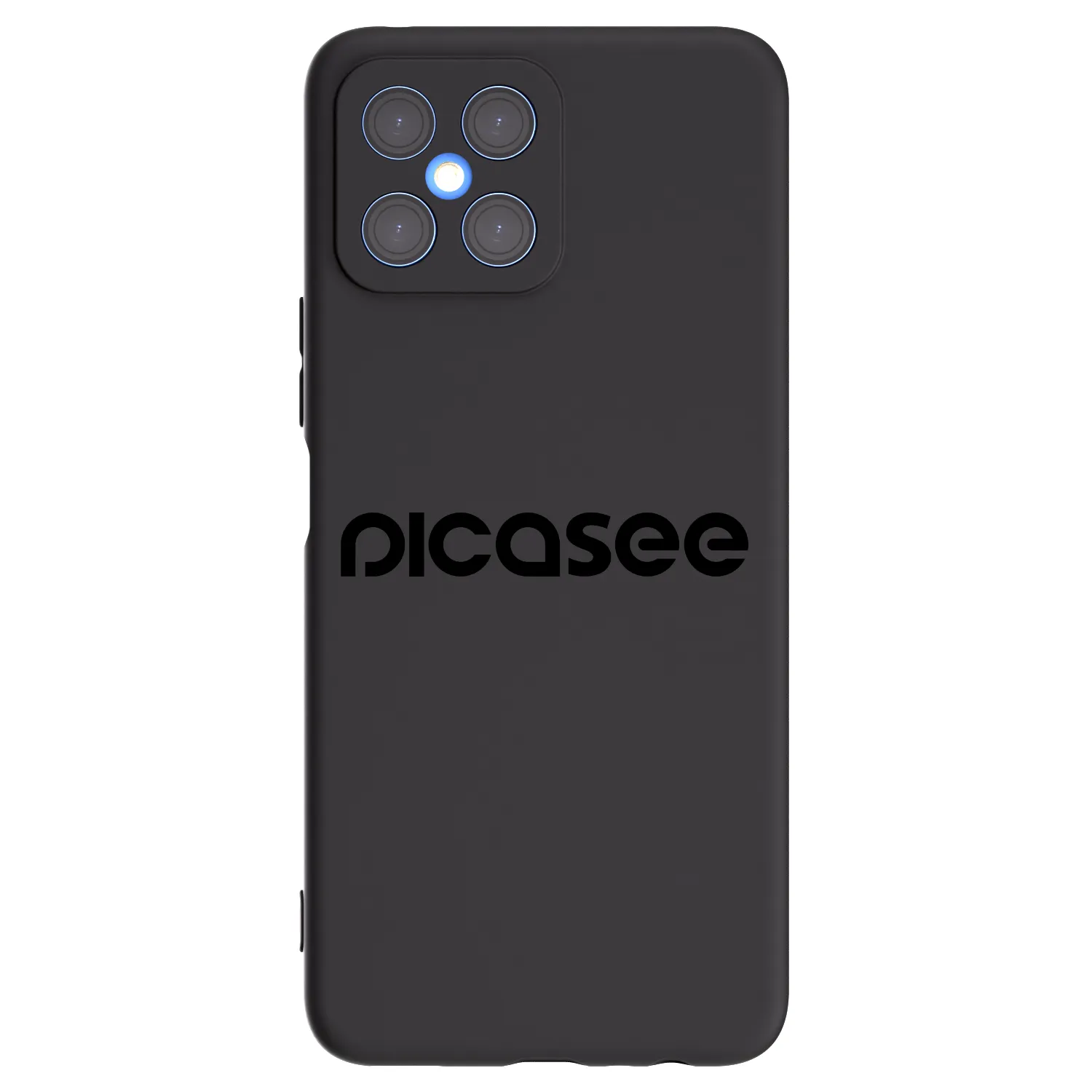 Picasee silikónový čierny obal pre Honor X8 4G - Picasee - new logo - black