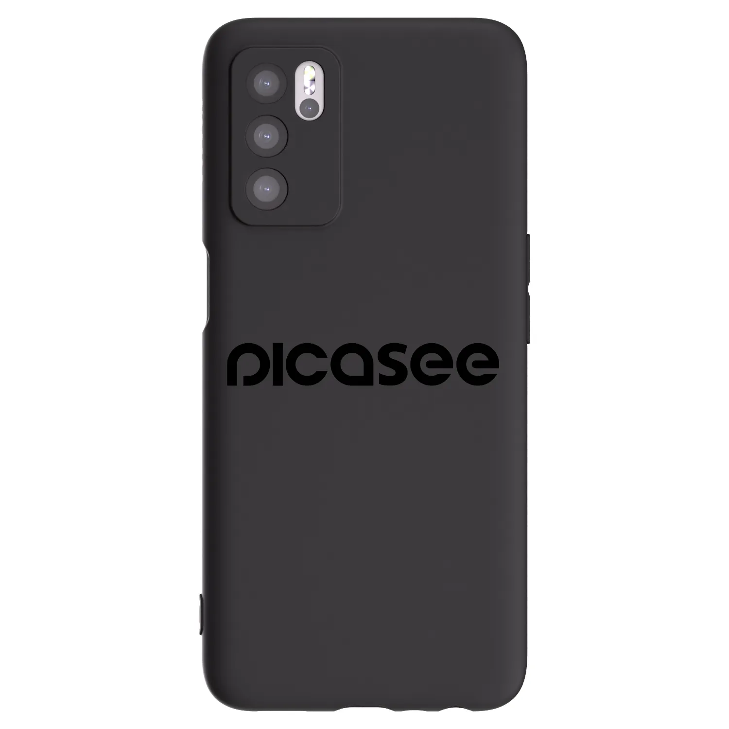 Picasee silikónový čierny obal pre OPPO A16s - Picasee - new logo - black