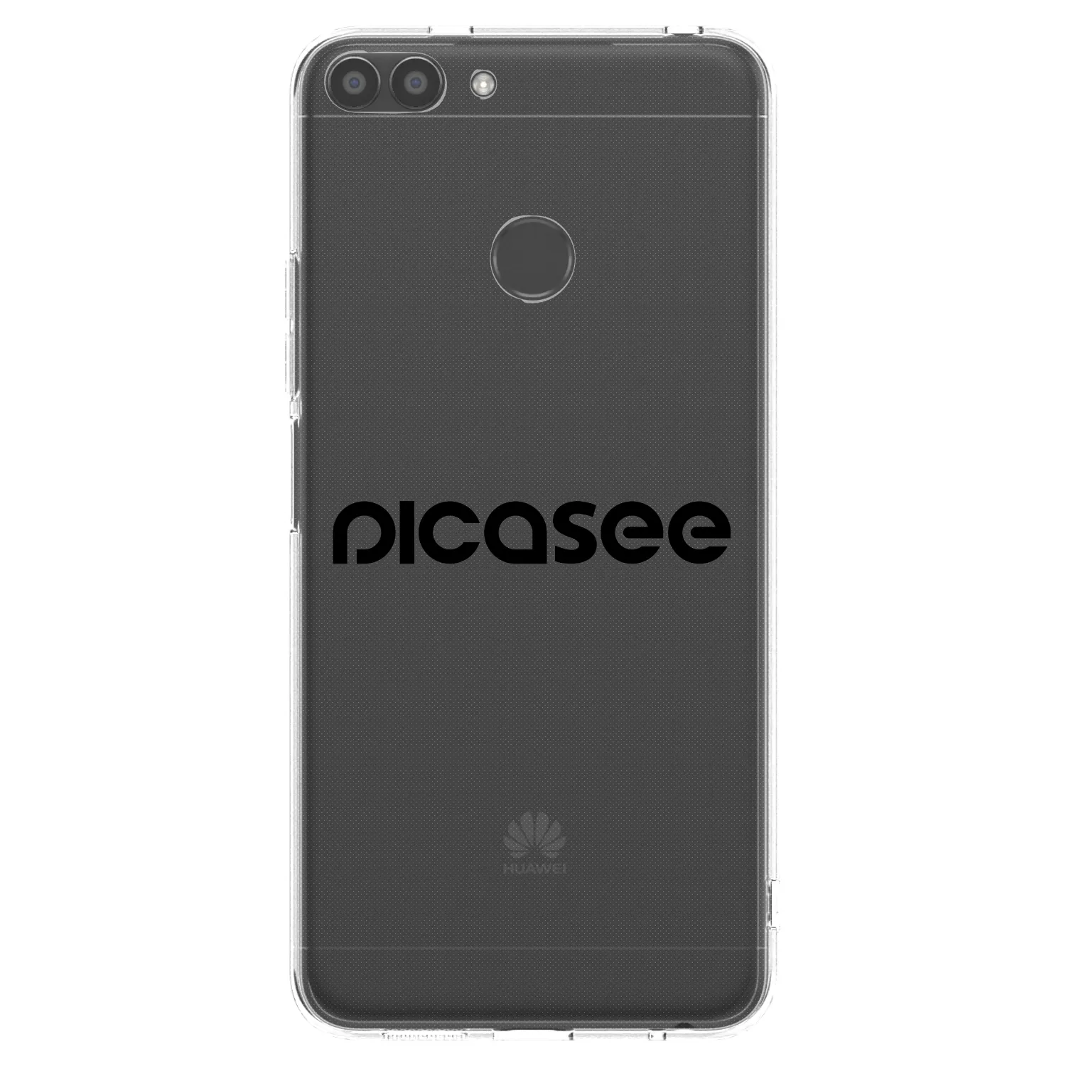 Picasee silikónový prehľadný obal pre Huawei P Smart - Picasee - new logo - black