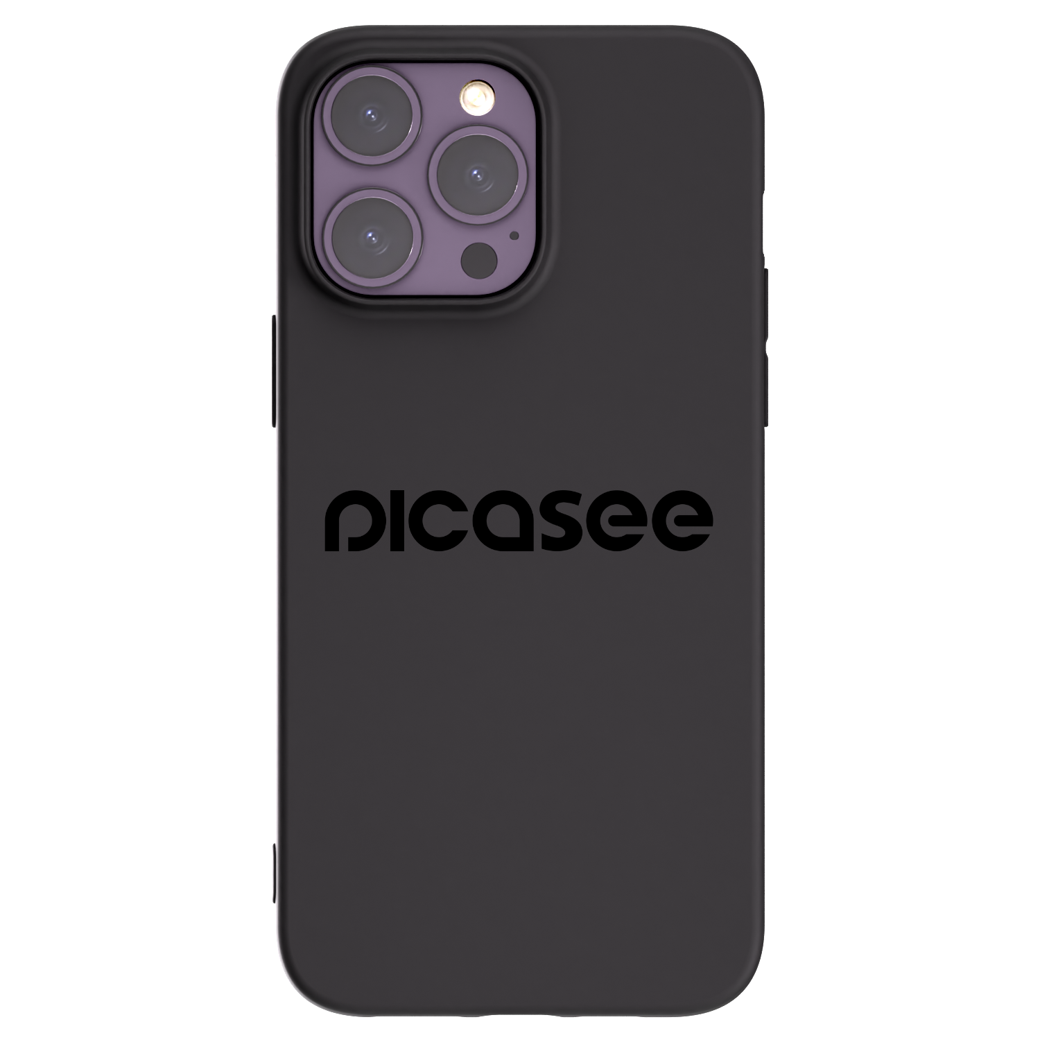 Picasee silikónový čierny obal pre Apple iPhone 14 Pro Max - Picasee - new logo - black