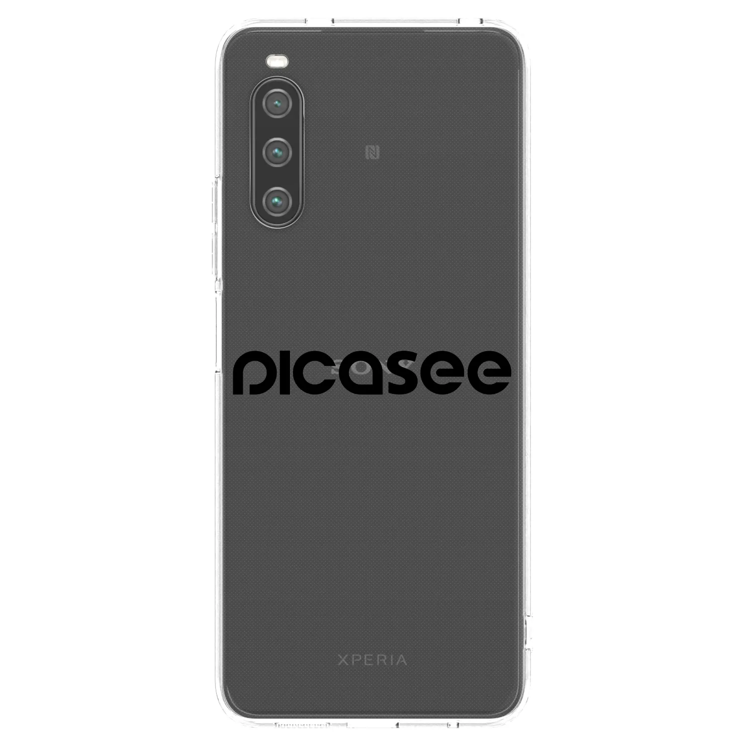 Picasee silikónový prehľadný obal pre Sony Xperia 10 IV 5G - Picasee - new logo - black