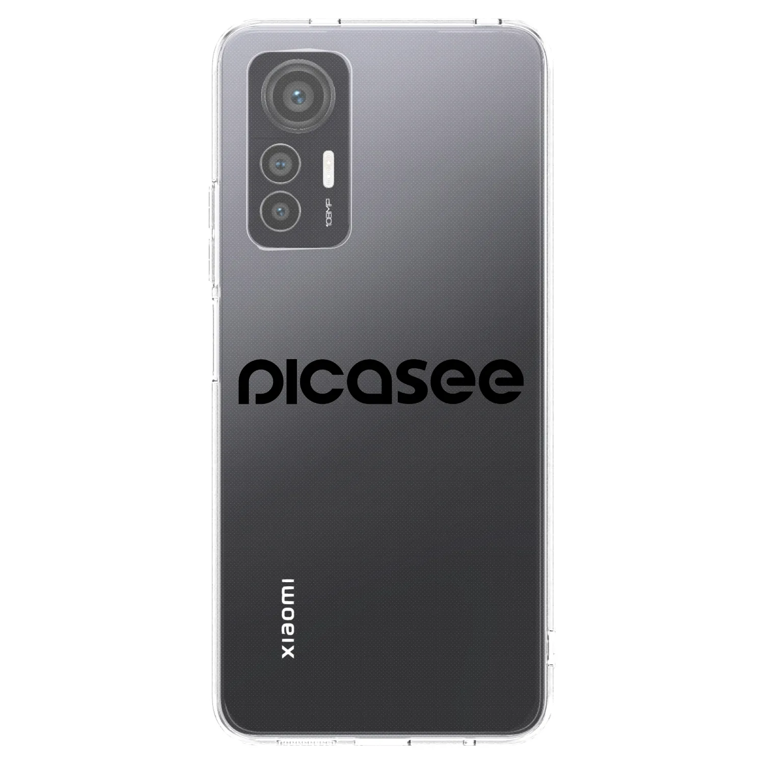 Picasee silikónový prehľadný obal pre Xiaomi 12 Lite - Picasee - new logo - black