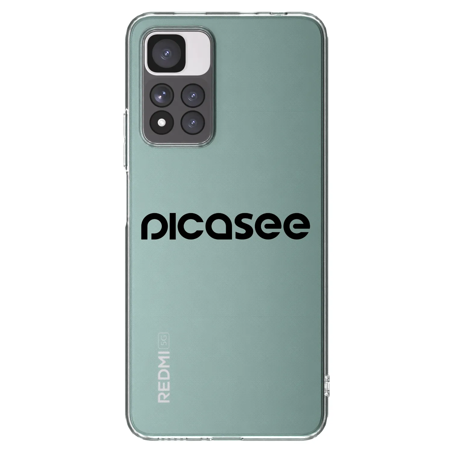 Picasee silikónový prehľadný obal pre Xiaomi Redmi Note 11 Pro+ 5G - Picasee - new logo - black