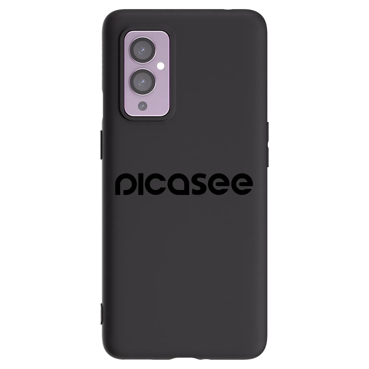 Picasee silikónový čierny obal pre OnePlus 9 - Picasee - new logo - black
