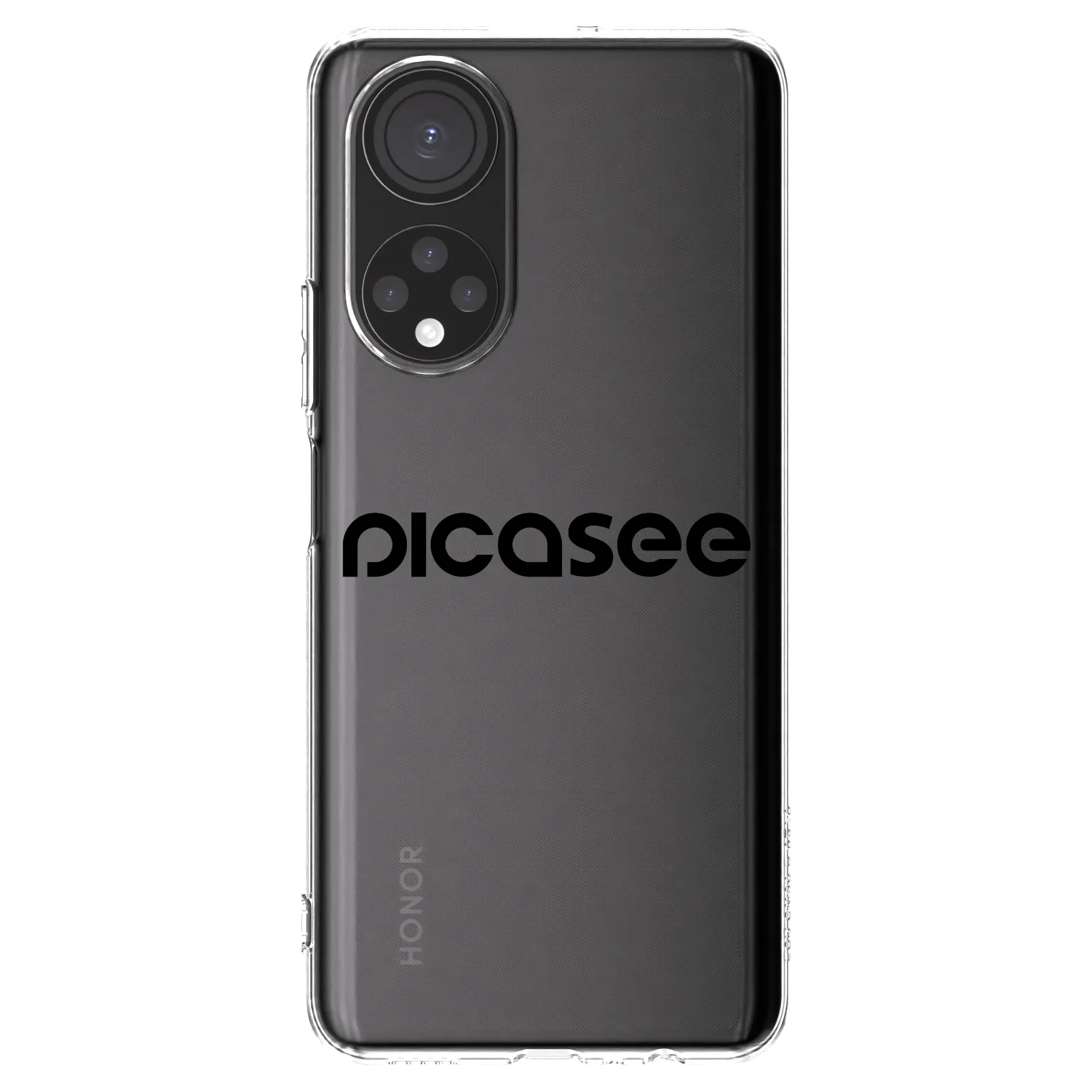 Picasee silikónový prehľadný obal pre Honor X7 - Picasee - new logo - black