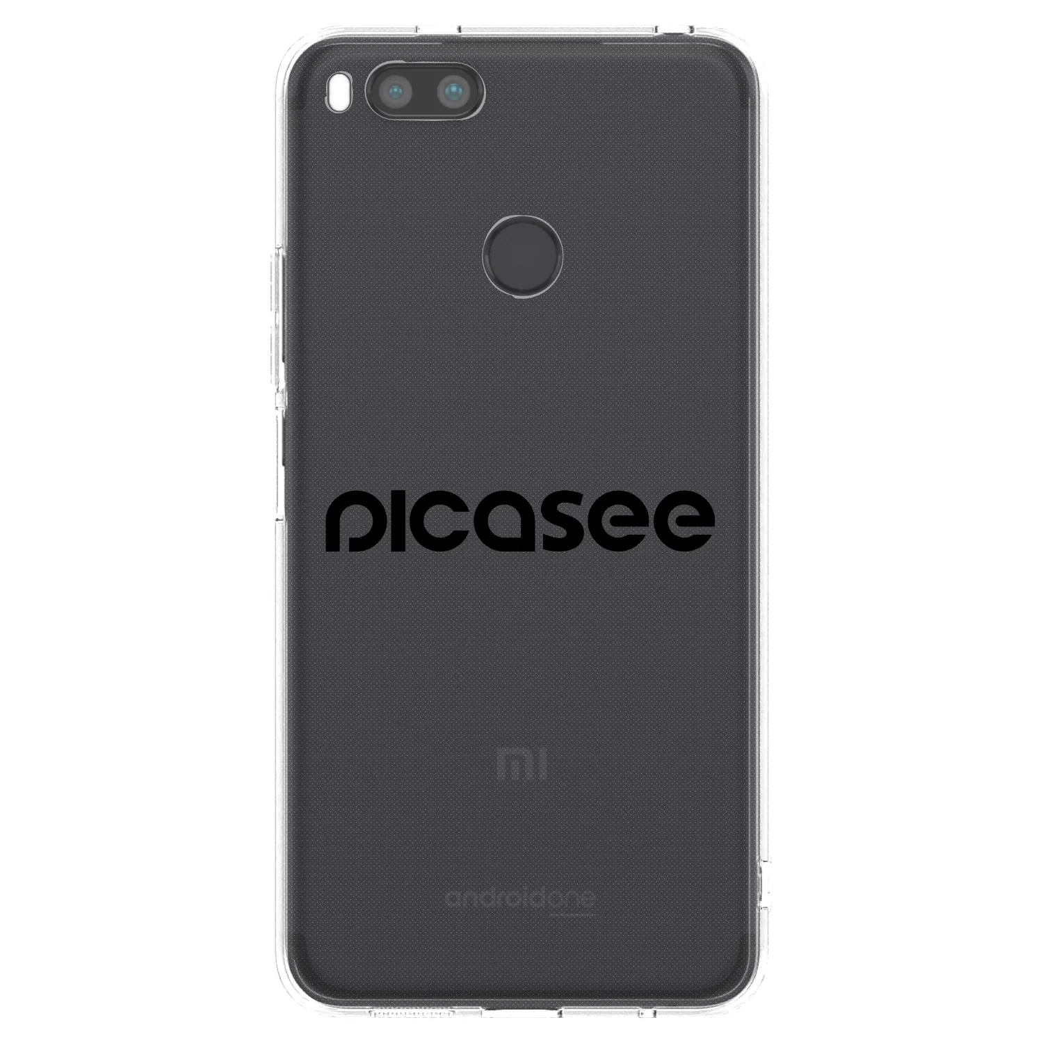 Picasee silikónový prehľadný obal pre Xiaomi Redmi A1 - Picasee - new logo - black