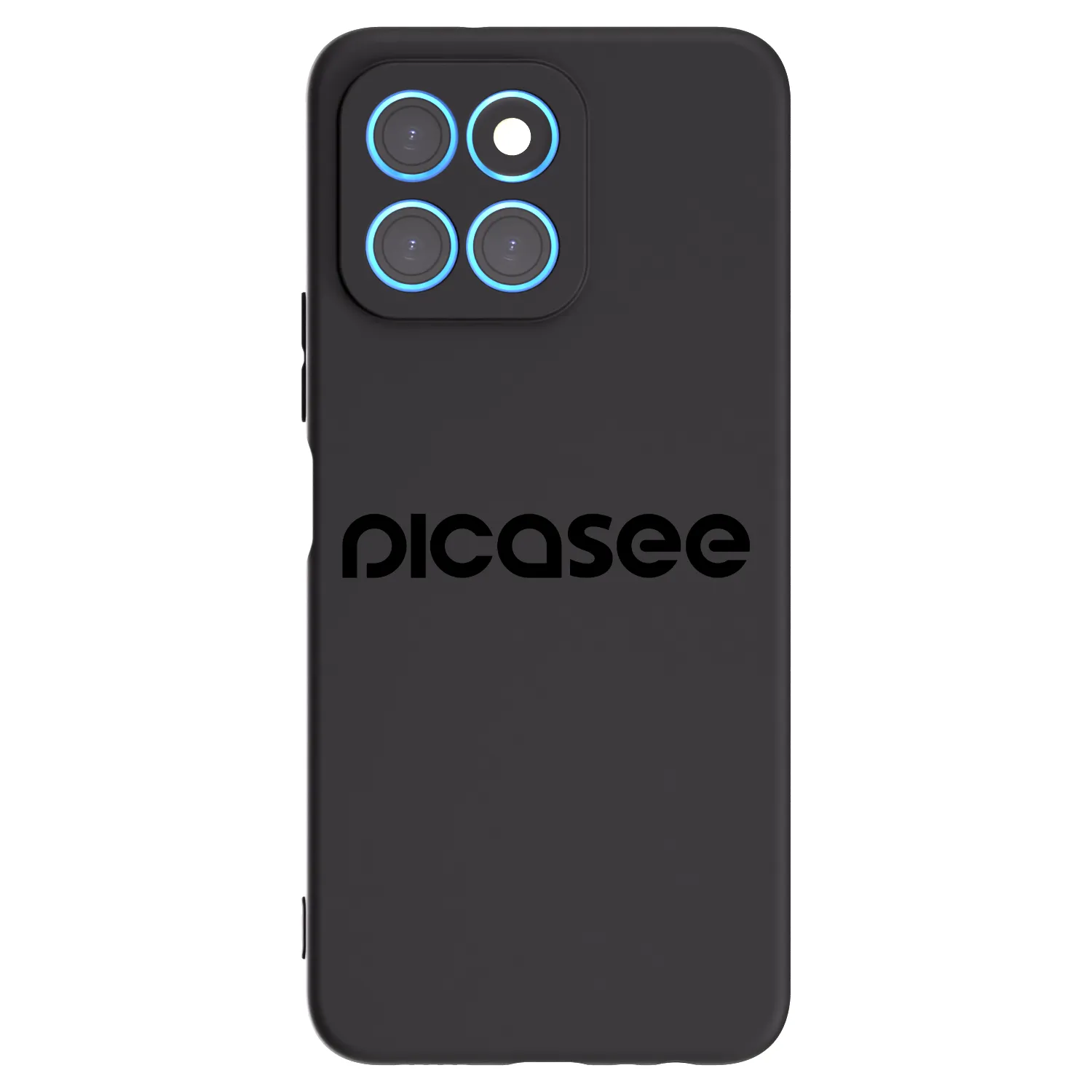 Picasee silikónový čierny obal pre Honor X8 5G - Picasee - new logo - black