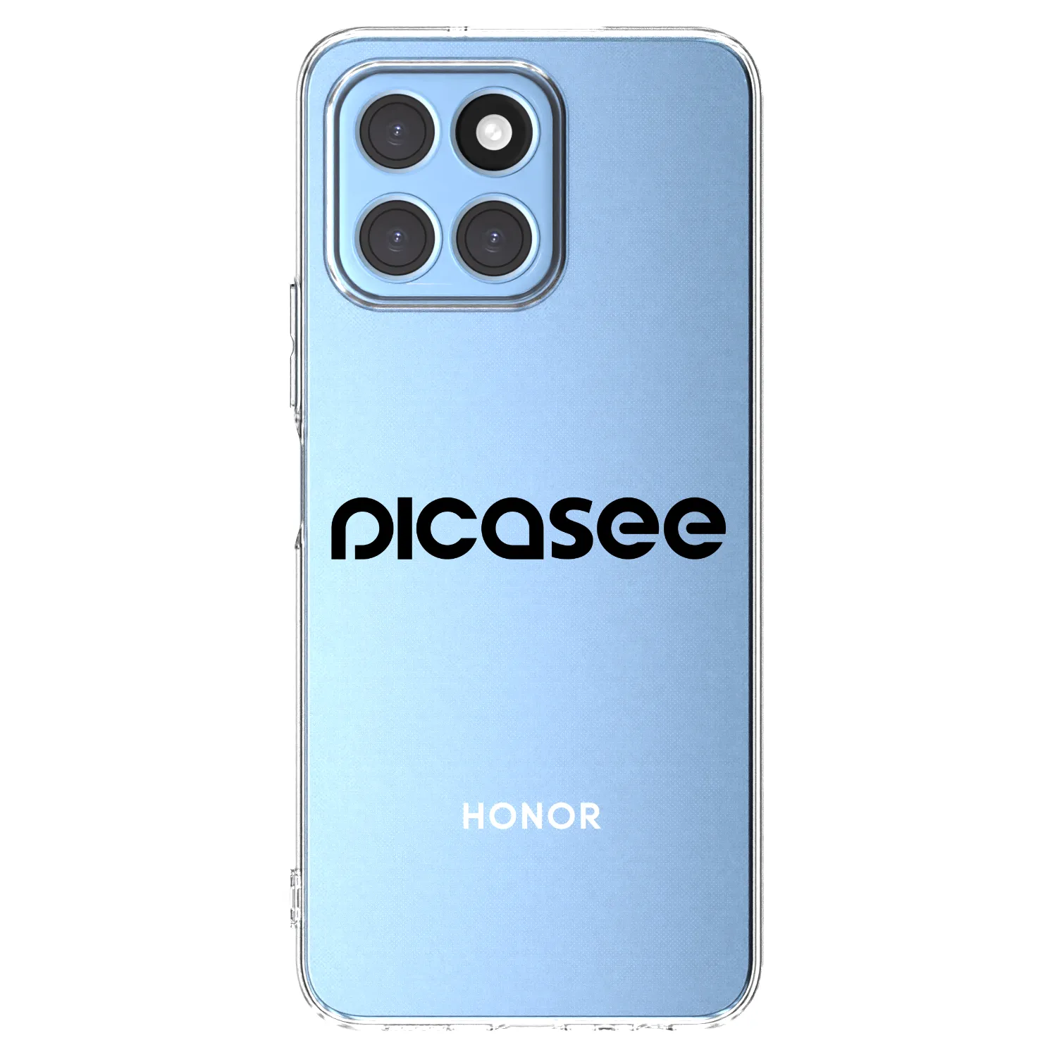 Picasee silikónový prehľadný obal pre Honor X8 5G - Picasee - new logo - black