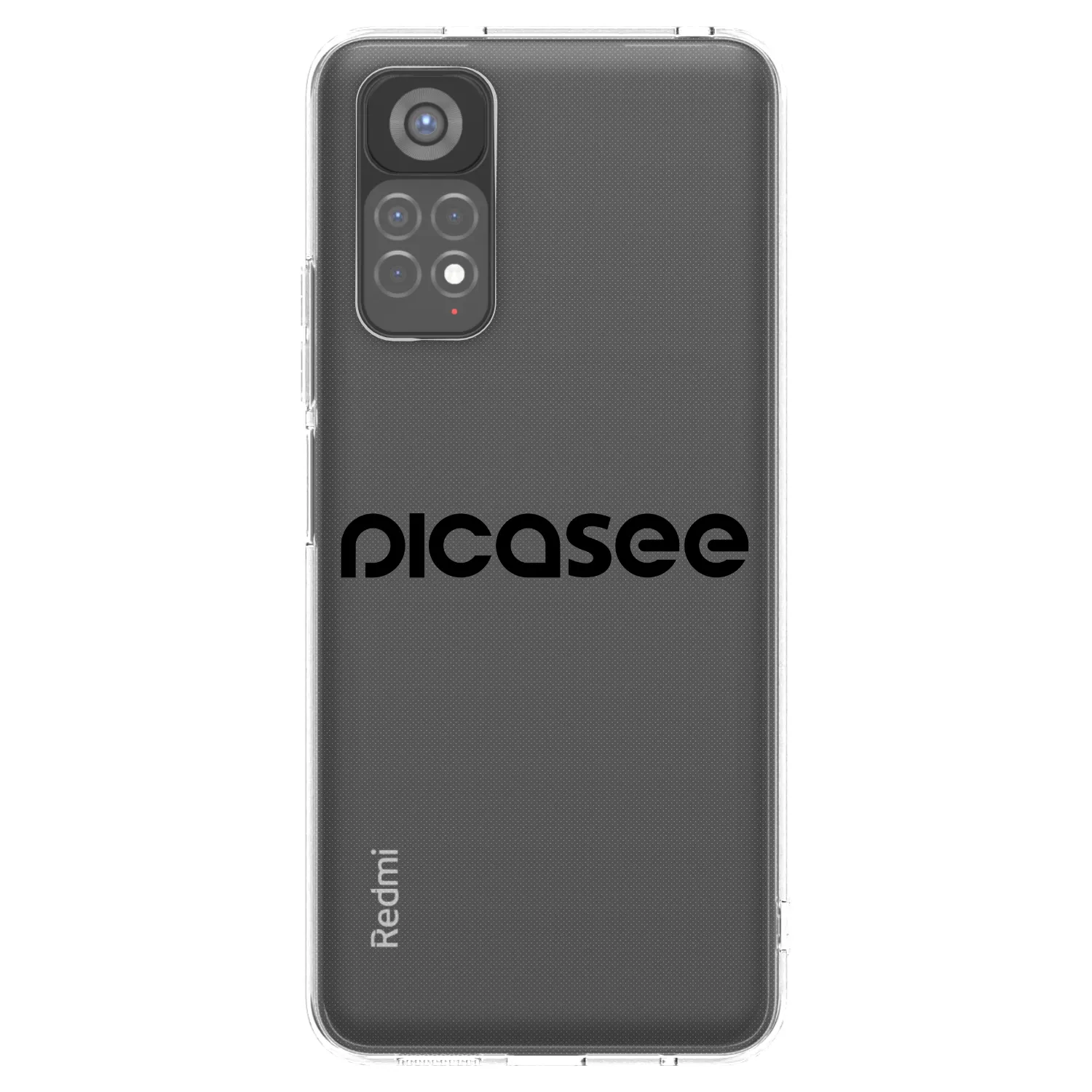 Picasee silikónový prehľadný obal pre Xiaomi Redmi Note 11S 5G - Picasee - new logo - black