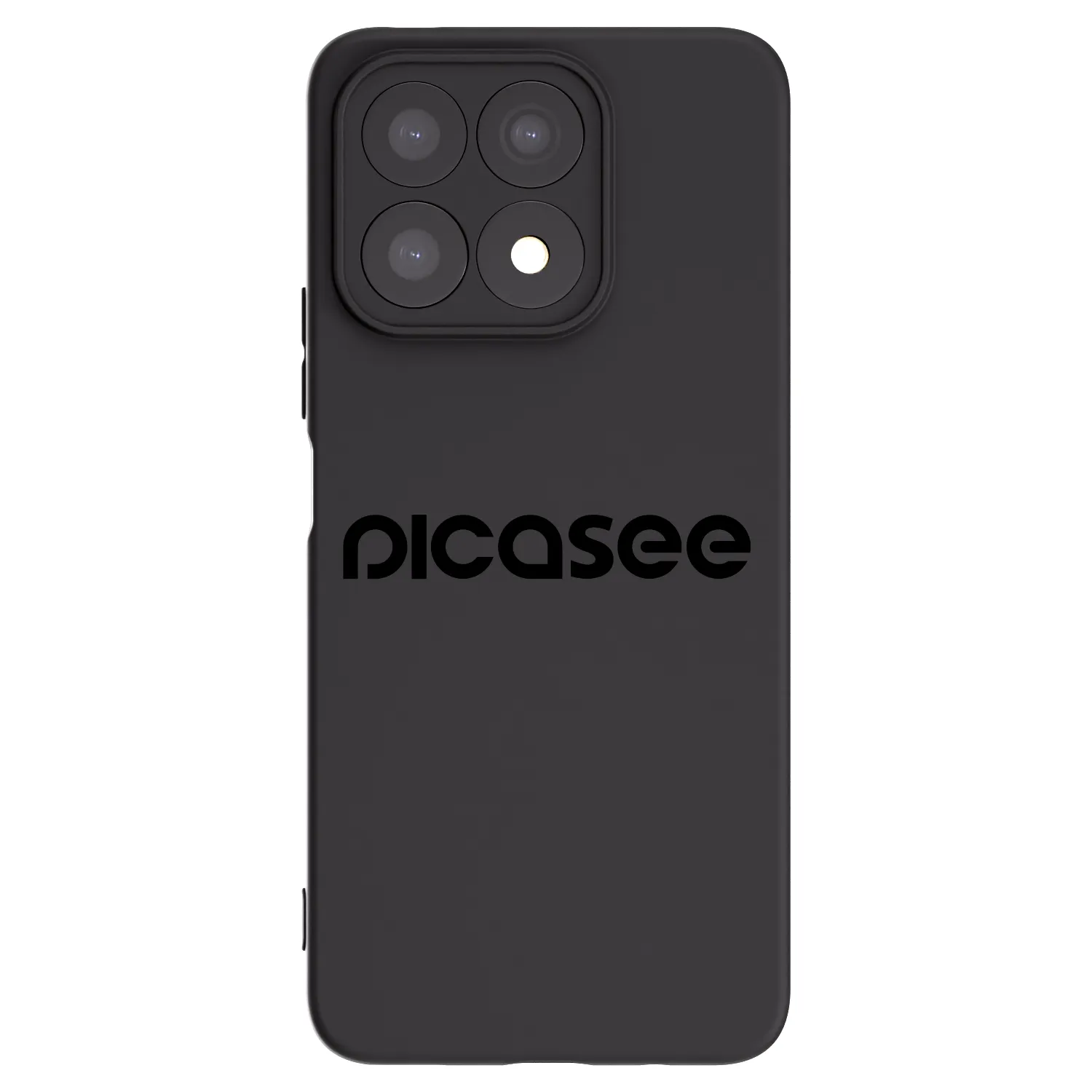 Picasee silikónový čierny obal pre Honor X8a - Picasee - new logo - black