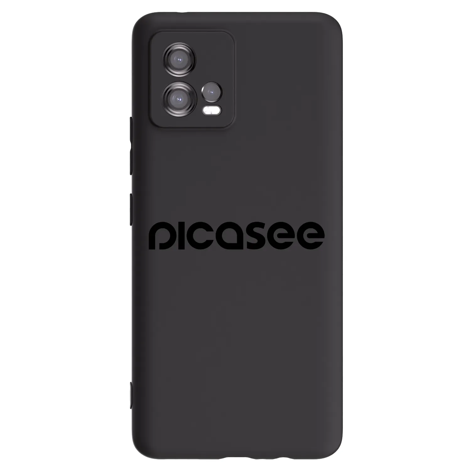Picasee silikónový čierny obal pre Motorola Moto G72 - Picasee - new logo - black