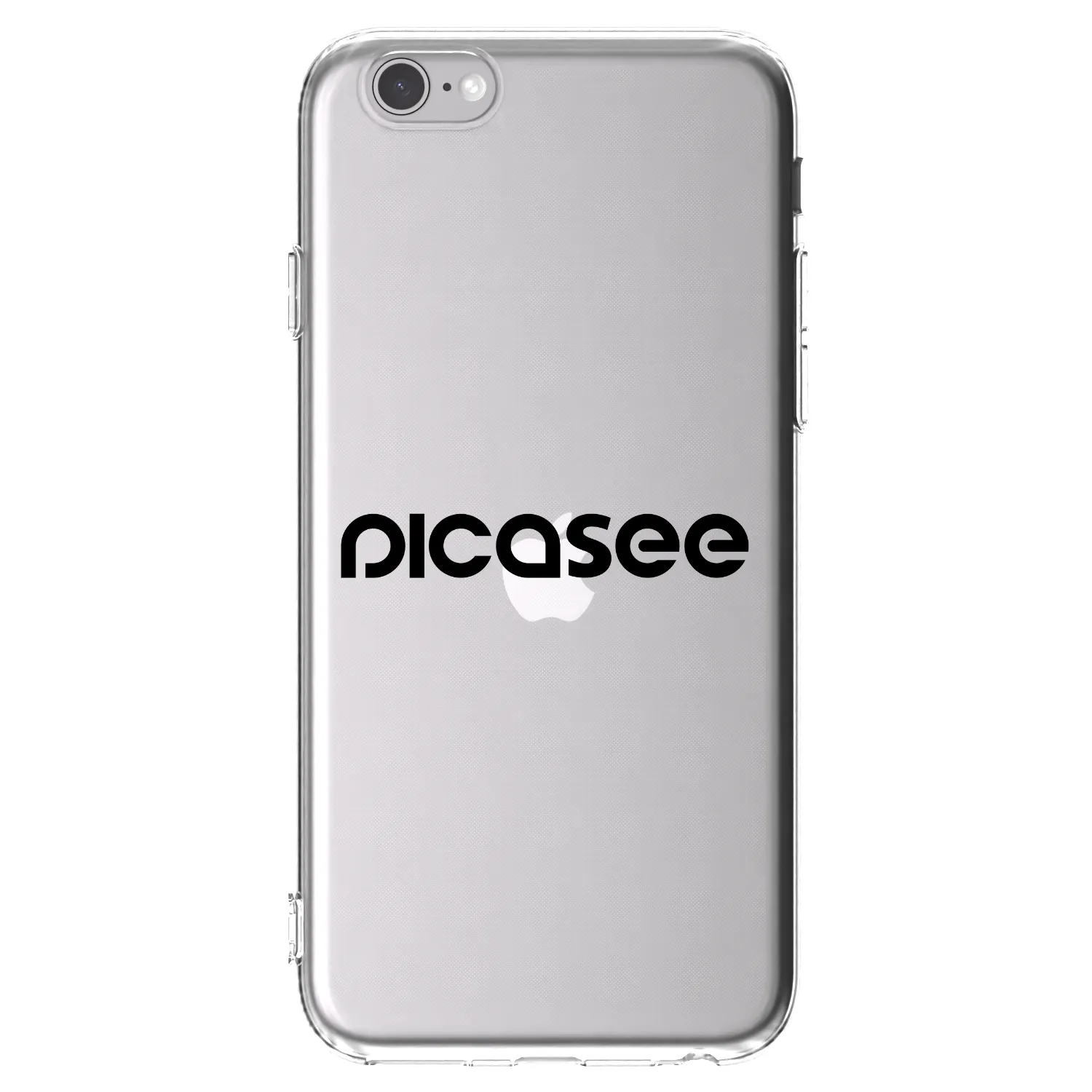 Picasee silikónový prehľadný obal pre Apple iPhone 6/6S - Picasee - new logo - black