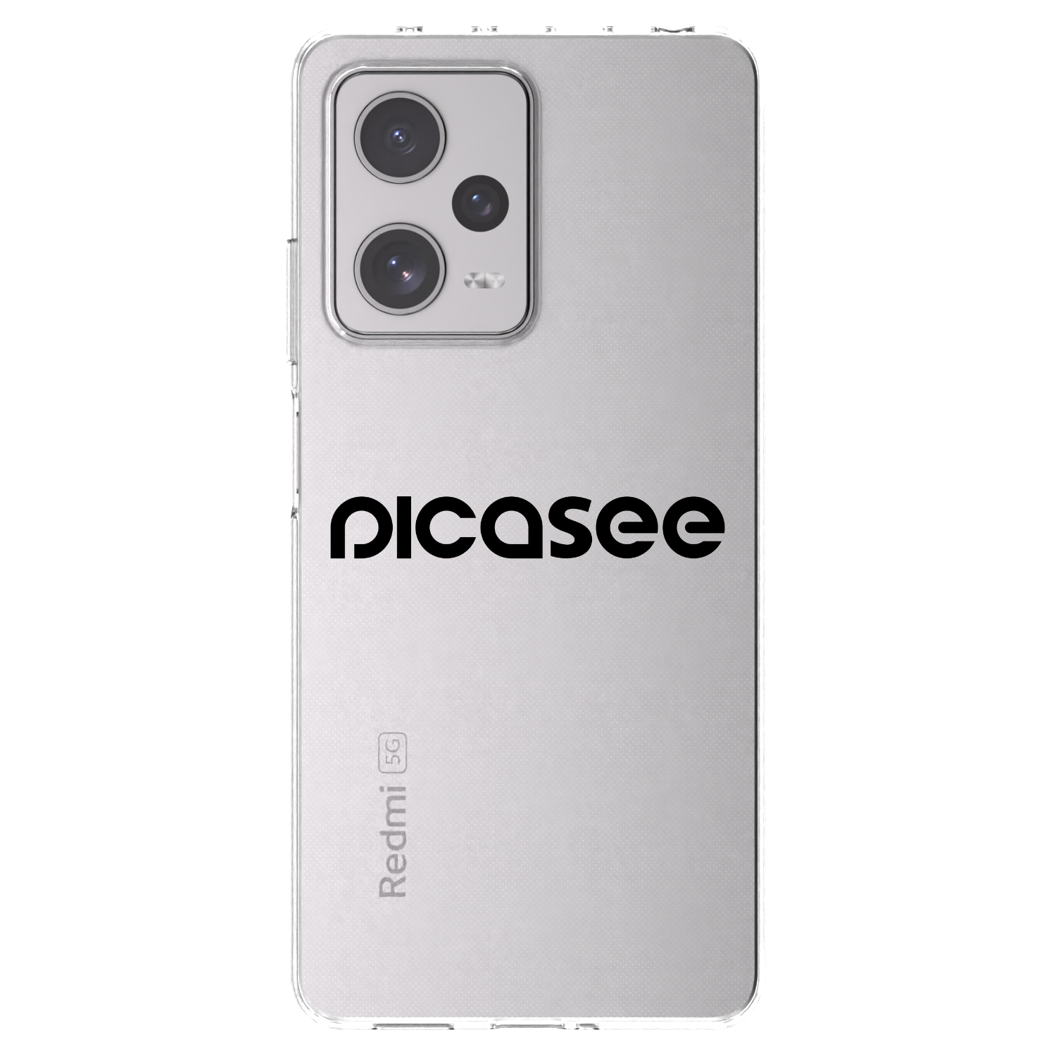 Picasee silikónový prehľadný obal pre Xiaomi Redmi Note 12 Pro+ 5G - Picasee - new logo - black