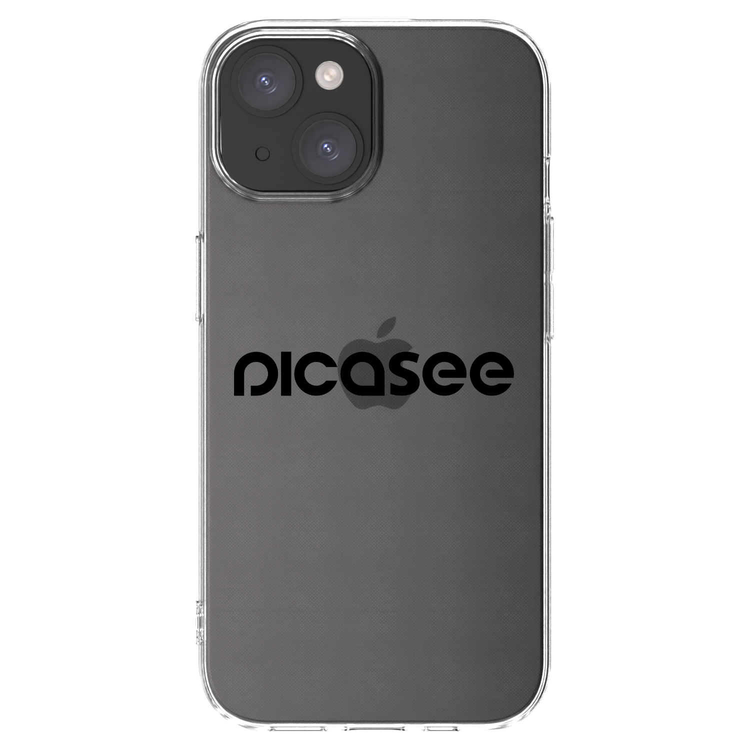 Picasee silikónový prehľadný obal pre Apple iPhone 15 - Picasee - new logo - black