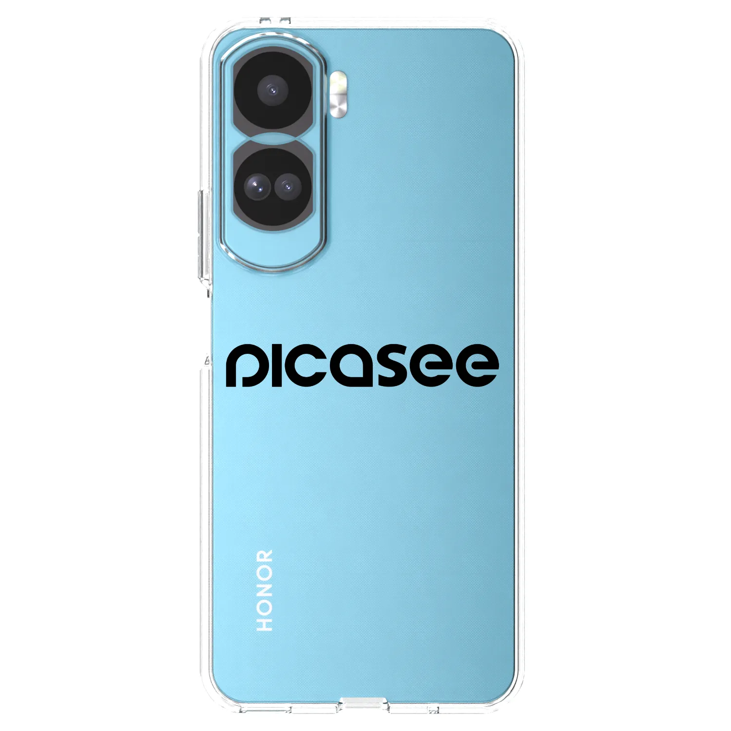 Picasee silikónový prehľadný obal pre Honor 90 Lite 5G - Picasee - new logo - black