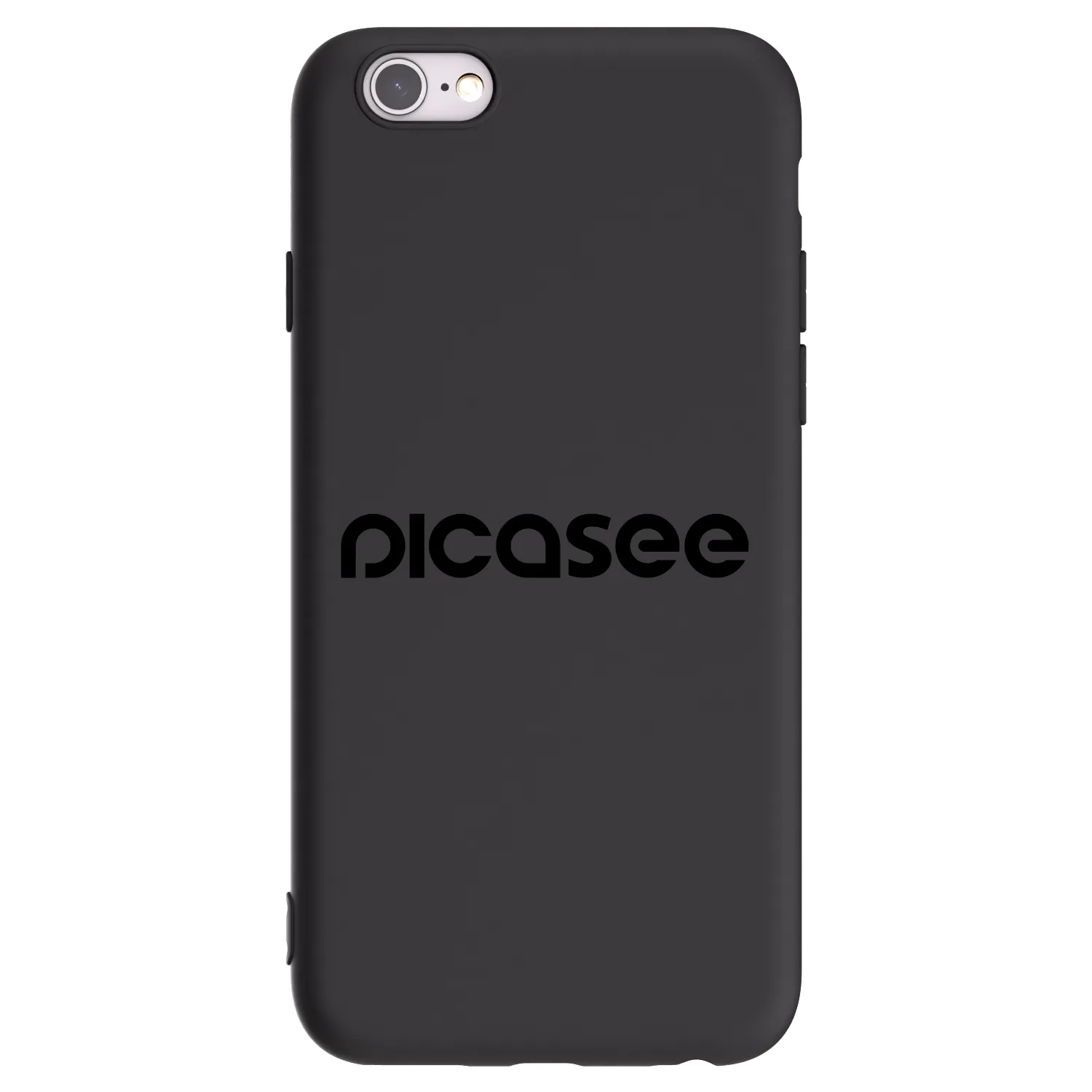 Picasee silikónový čierny obal pre Apple iPhone 6/6S - Picasee - new logo - black