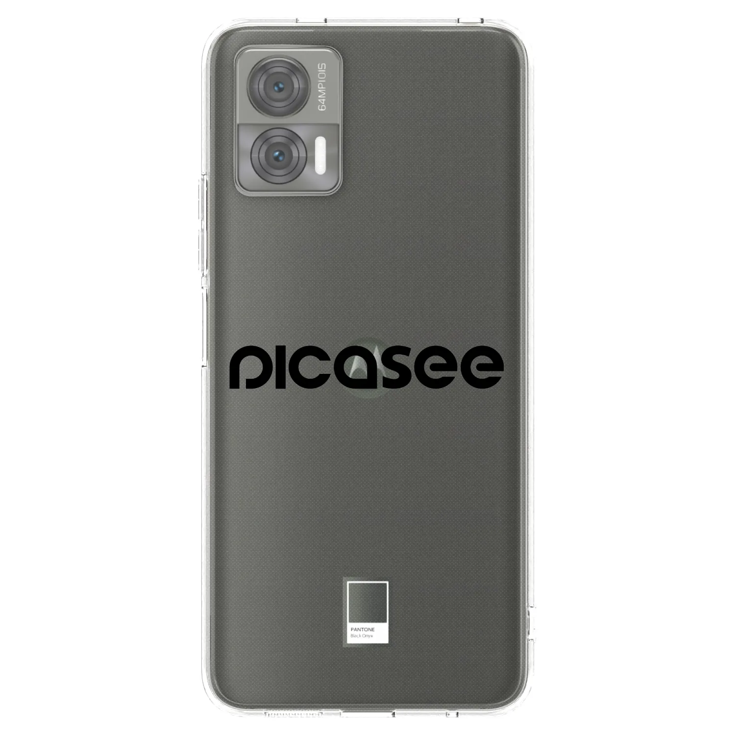 Picasee silikónový prehľadný obal pre Motorola Edge 30 Neo - Picasee - new logo - black