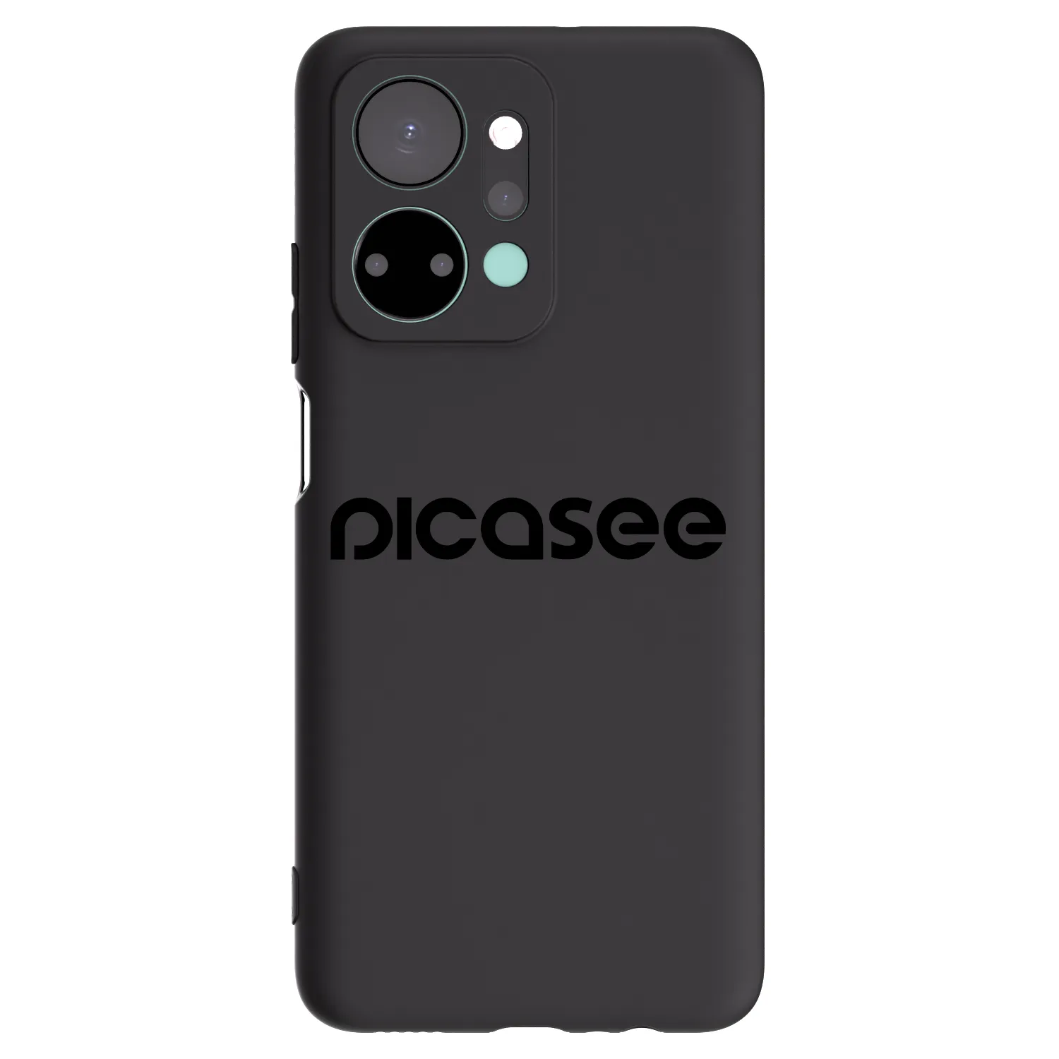 Picasee silikónový čierny obal pre Honor X7a - Picasee - new logo - black