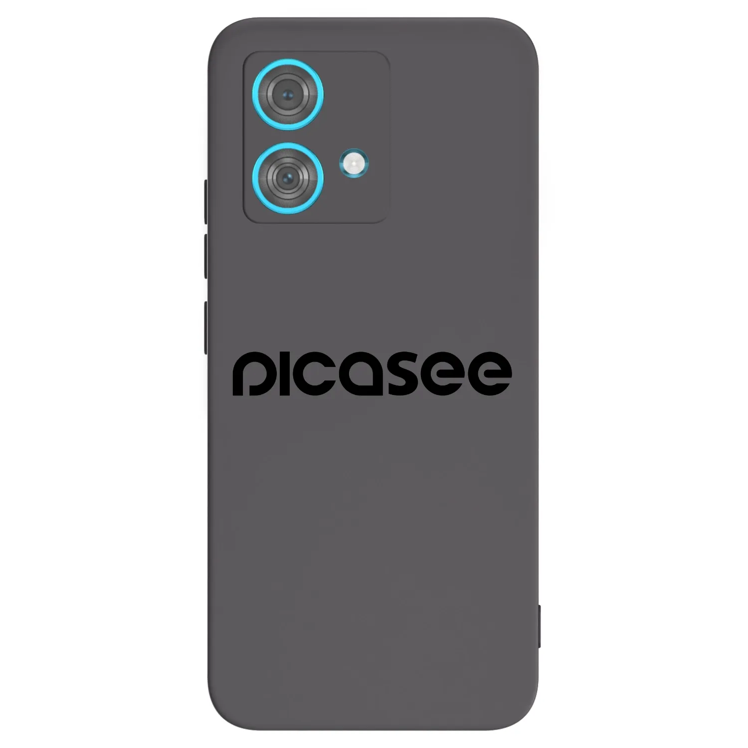 Picasee silikónový čierny obal pre Motorola Edge 40 Neo - Picasee - new logo - black