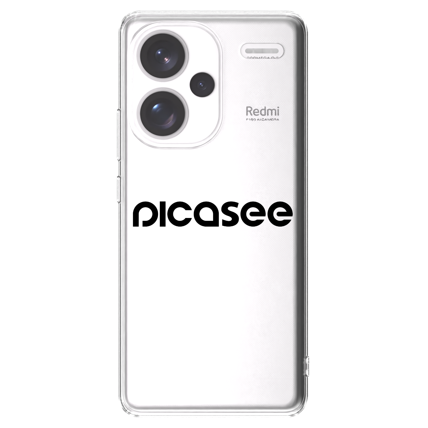 Picasee silikónový prehľadný obal pre Xiaomi Redmi Note 13 Pro+ 5G - Picasee - new logo - black