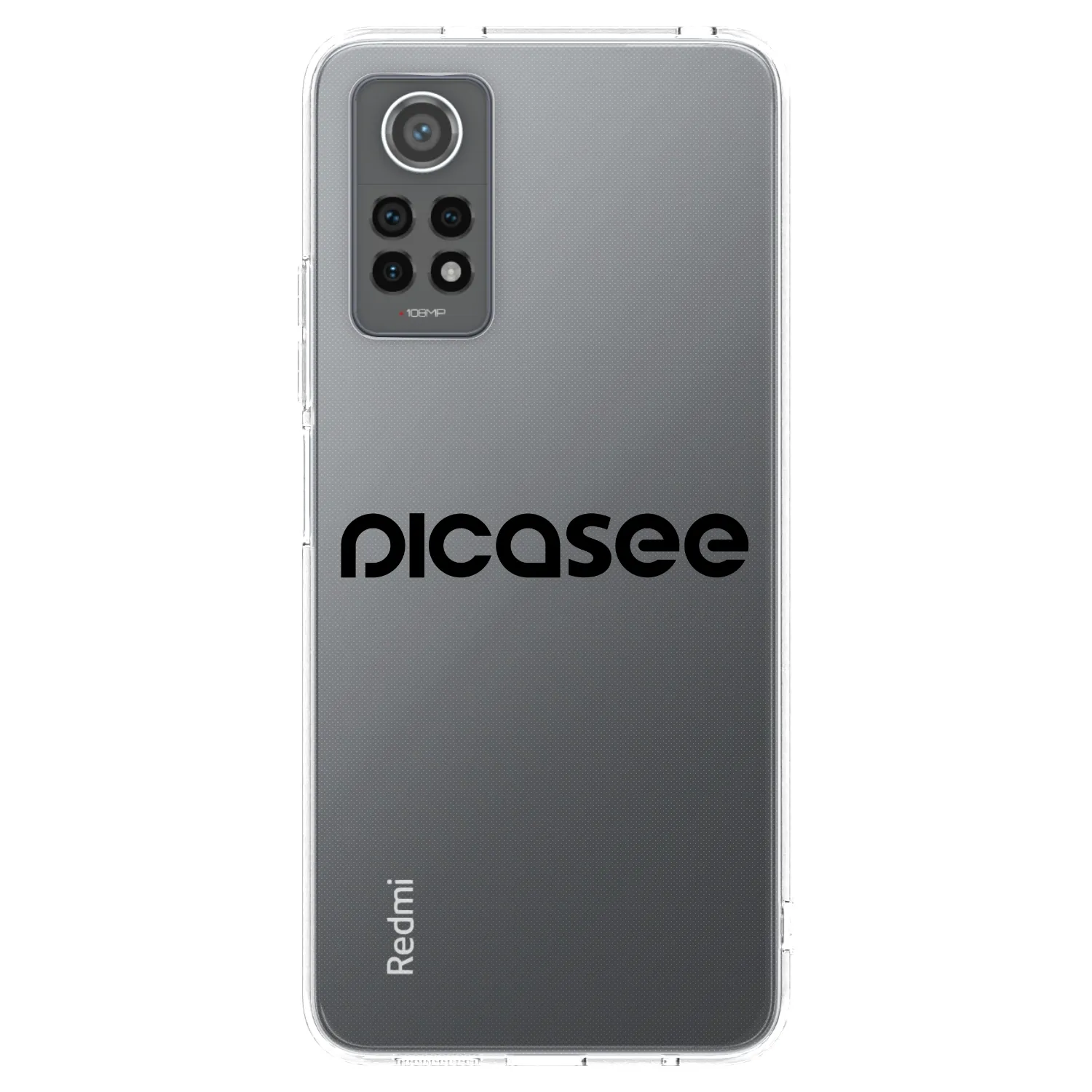 Picasee silikónový prehľadný obal pre Xiaomi Redmi Note 12 Pro 4G - Picasee - new logo - black