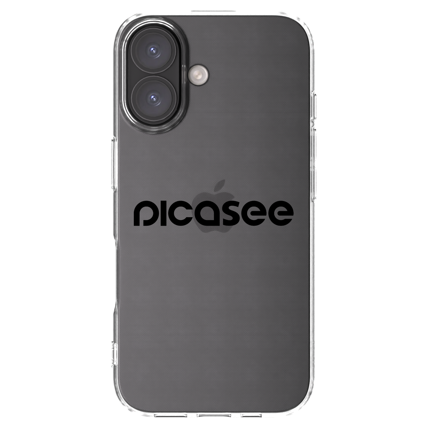 Picasee silikónový prehľadný obal pre Apple iPhone 16 - Picasee - new logo - black
