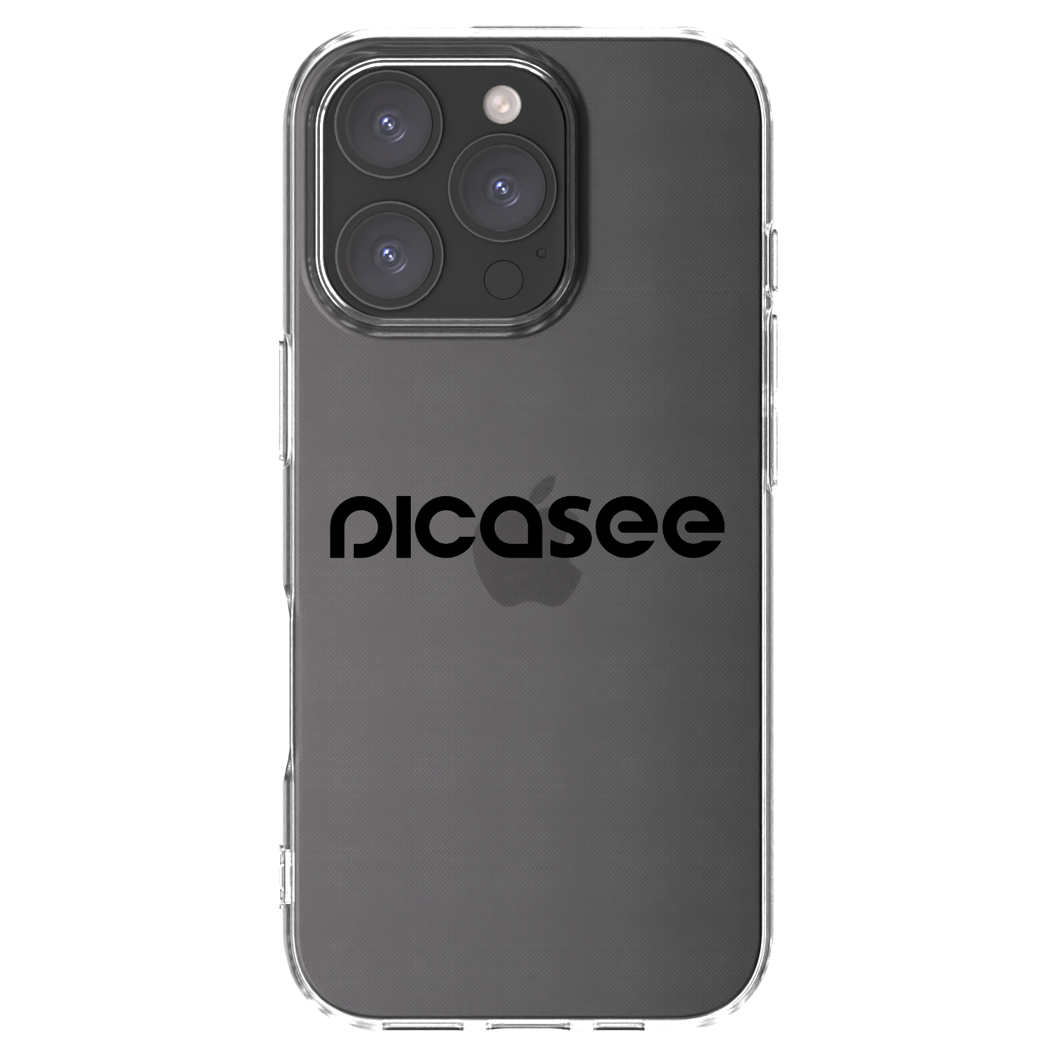 Picasee silikónový prehľadný obal pre Apple iPhone 16 Pro - Picasee - new logo - black