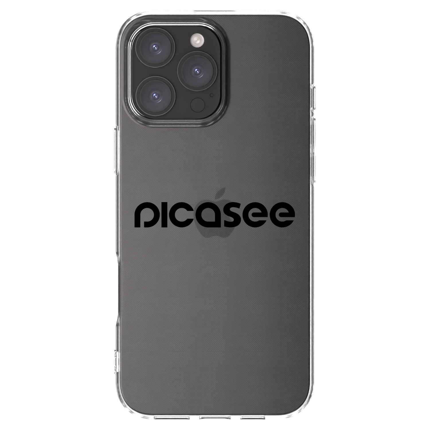 Picasee silikónový prehľadný obal pre Apple iPhone 16 Pro Max - Picasee - new logo - black