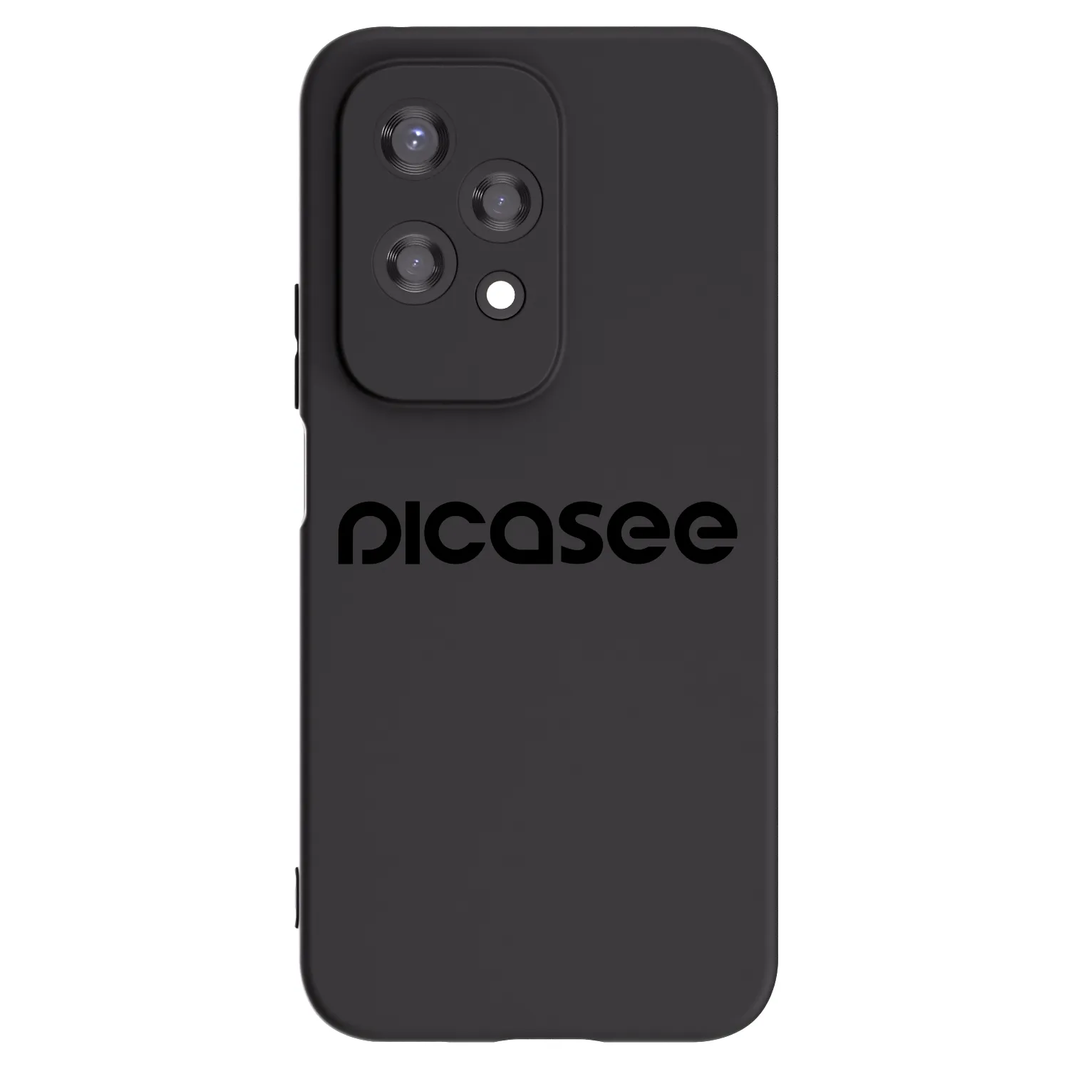 Silikónový čierny obal pre Honor 200 Lite - Picasee - new logo - black