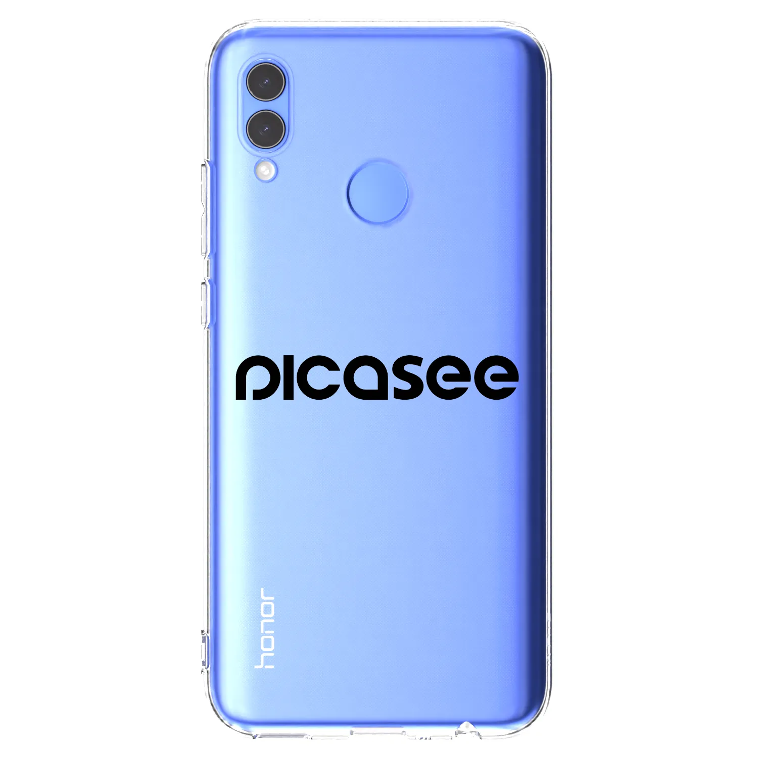 Picasee silikónový prehľadný obal pre Huawei P Smart 2019 - Picasee - new logo - black