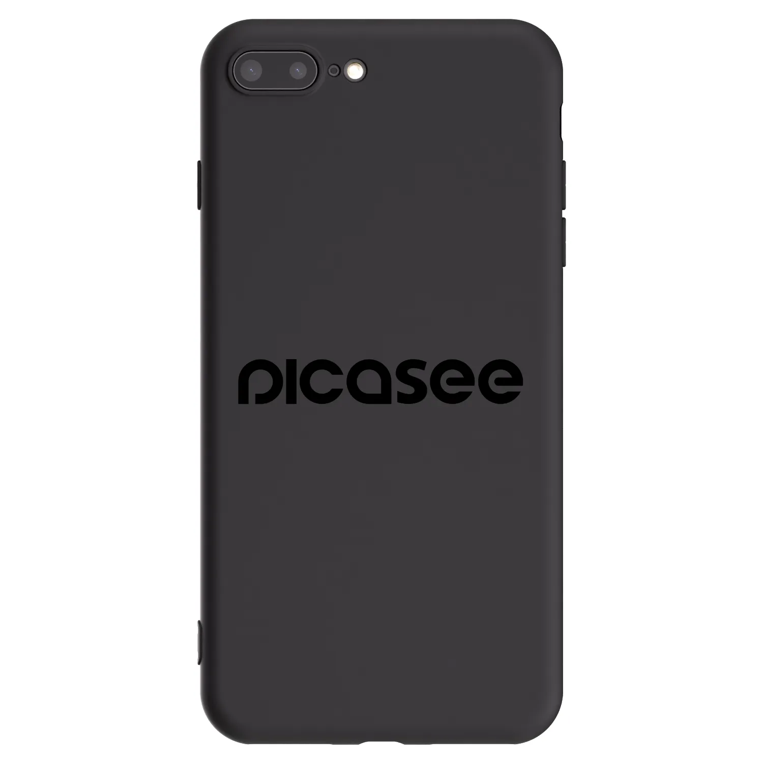 Picasee silikónový čierny obal pre Apple iPhone 8 Plus - Picasee - new logo - black