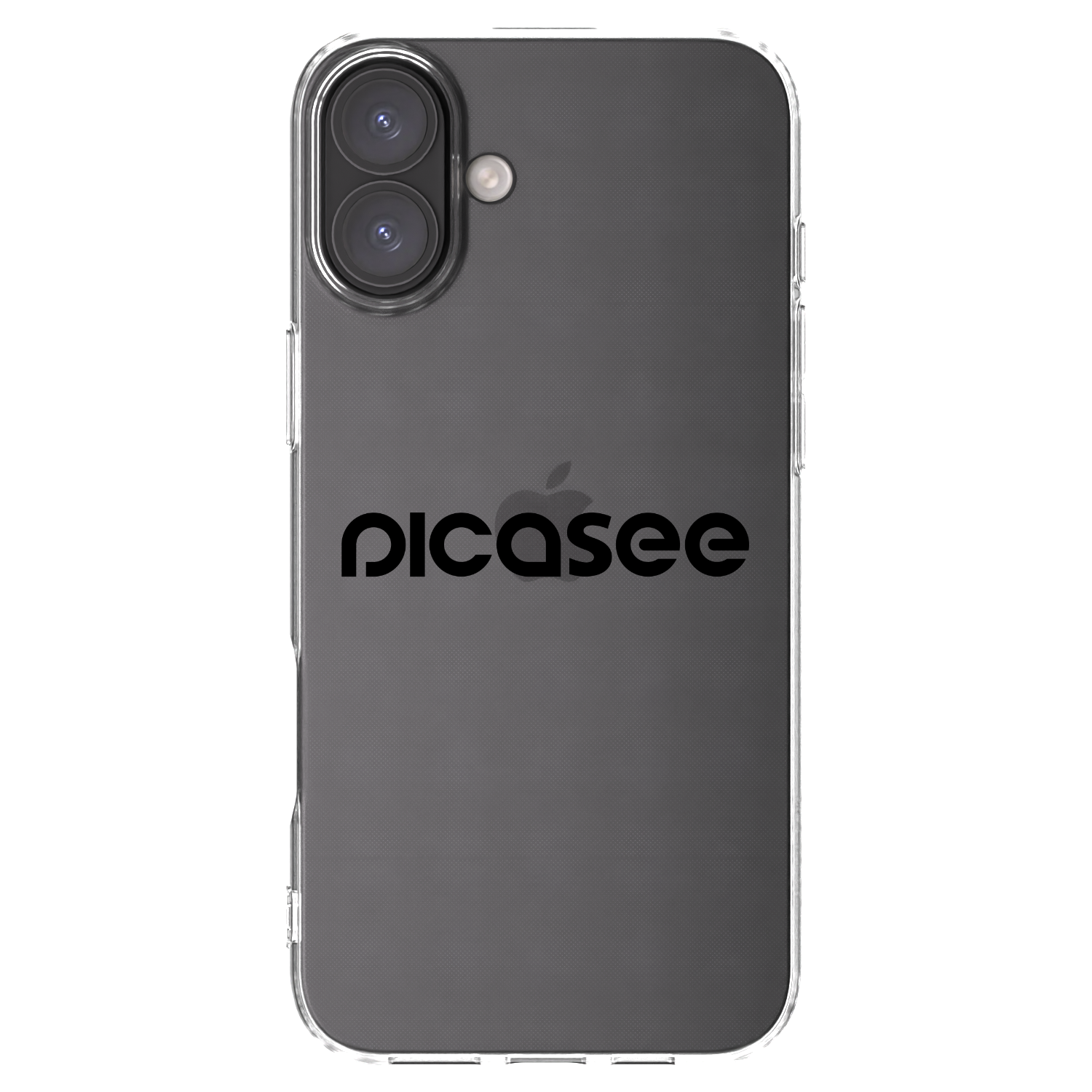 Picasee silikónový prehľadný obal pre Apple iPhone 16 Plus - Picasee - new logo - black