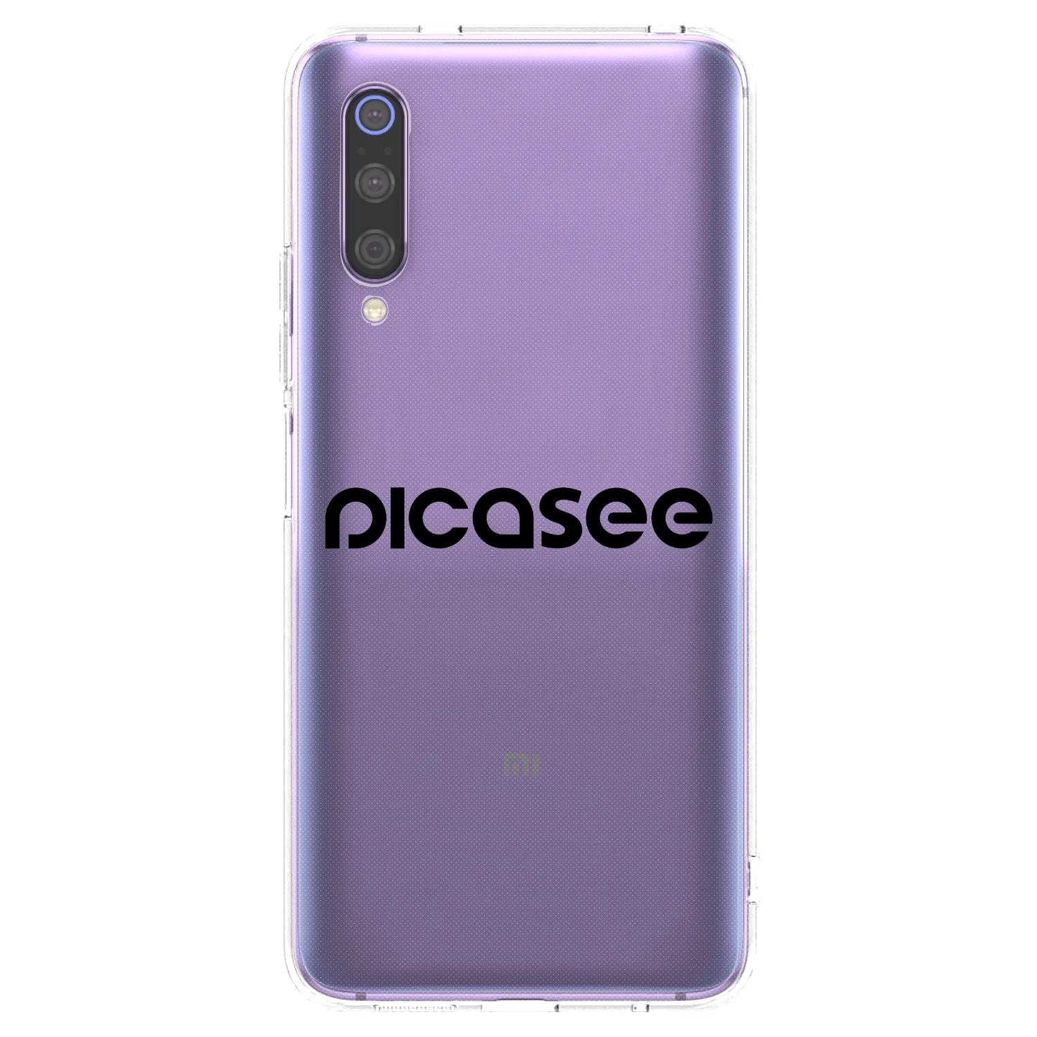 Picasee silikónový prehľadný obal pre Xiaomi Mi 9 - Picasee - new logo - black