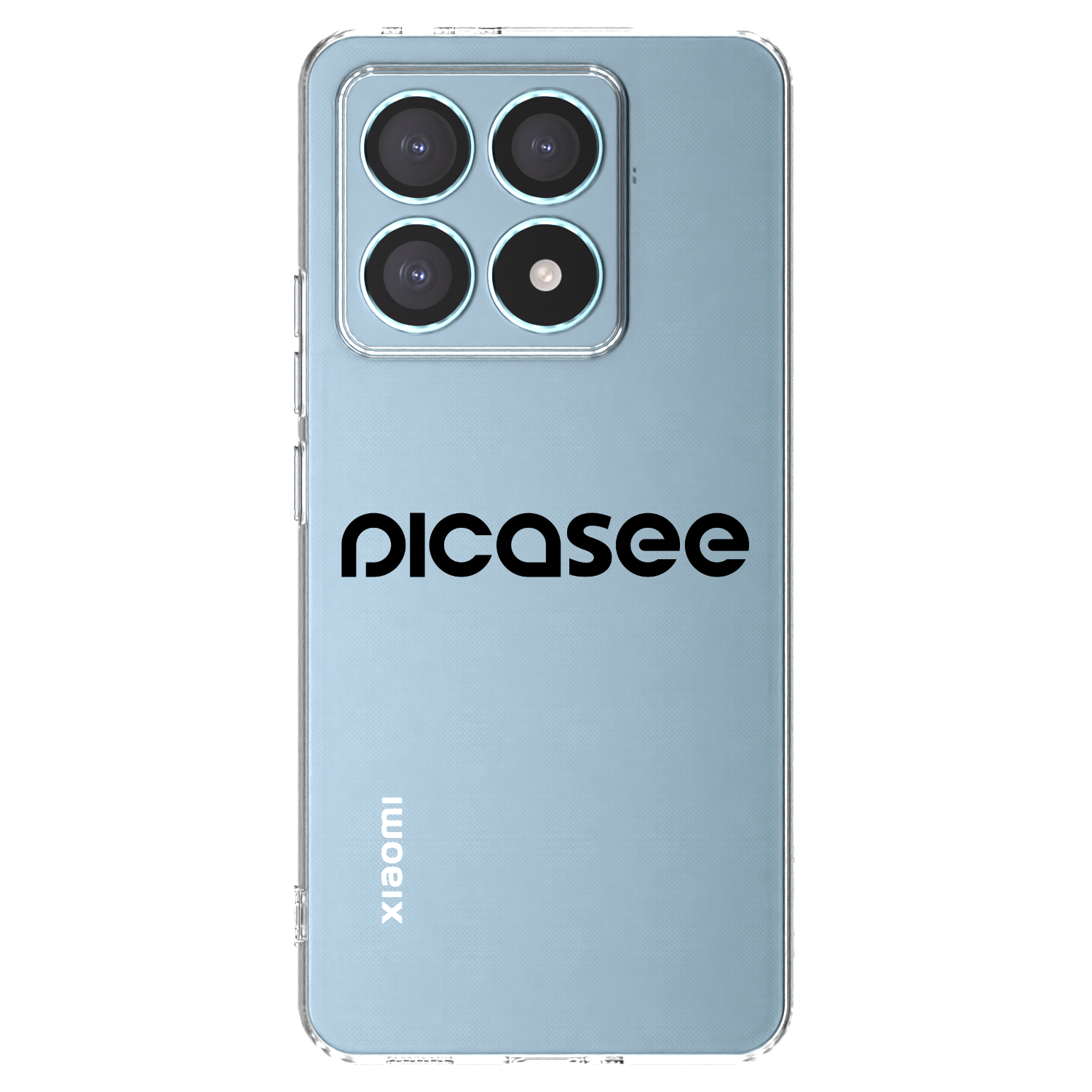 Picasee silikónový prehľadný obal pre Xiaomi 14T Pro - Picasee - new logo - black