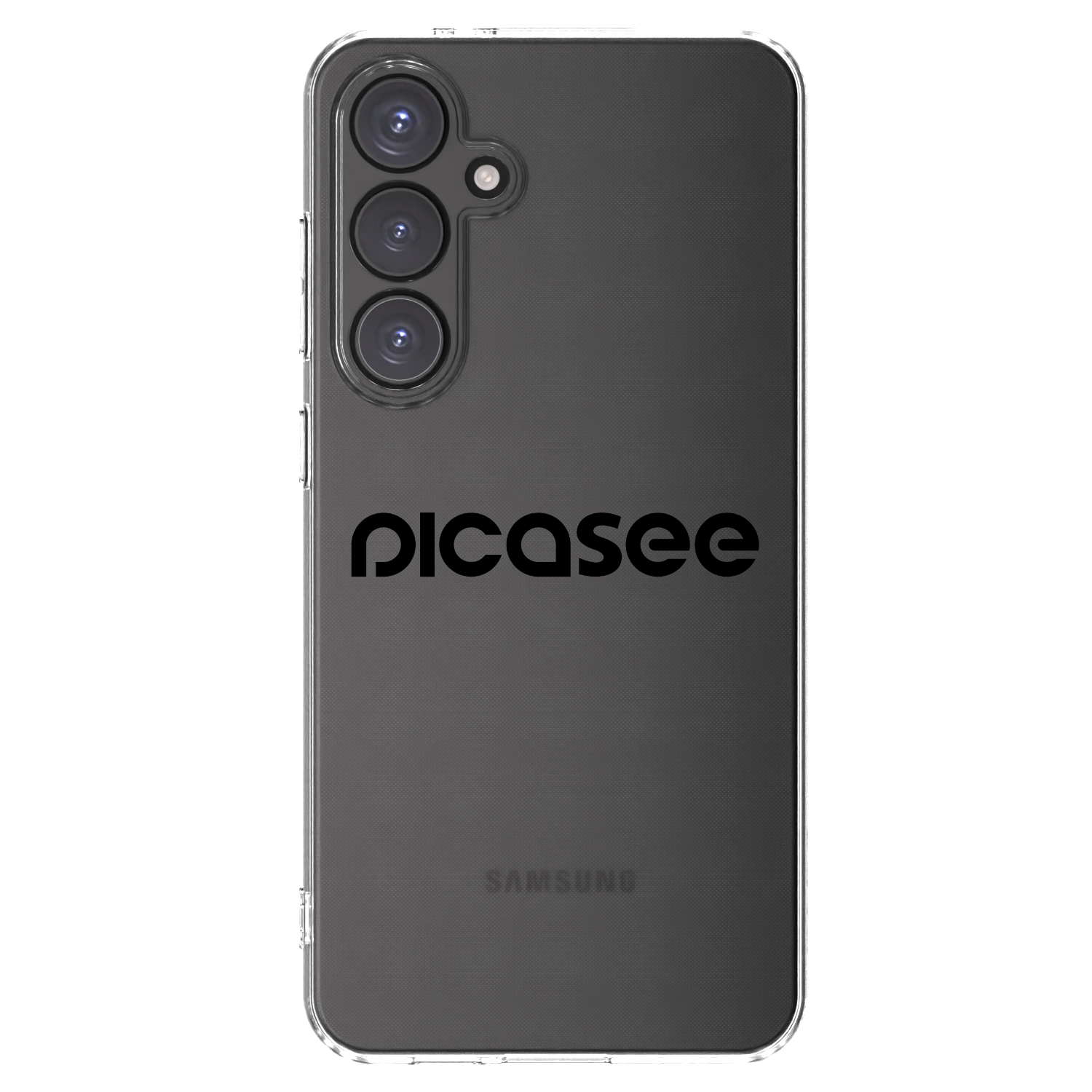 Picasee silikónový prehľadný obal pre Samsung Galaxy S24 FE S721B - Picasee - new logo - black